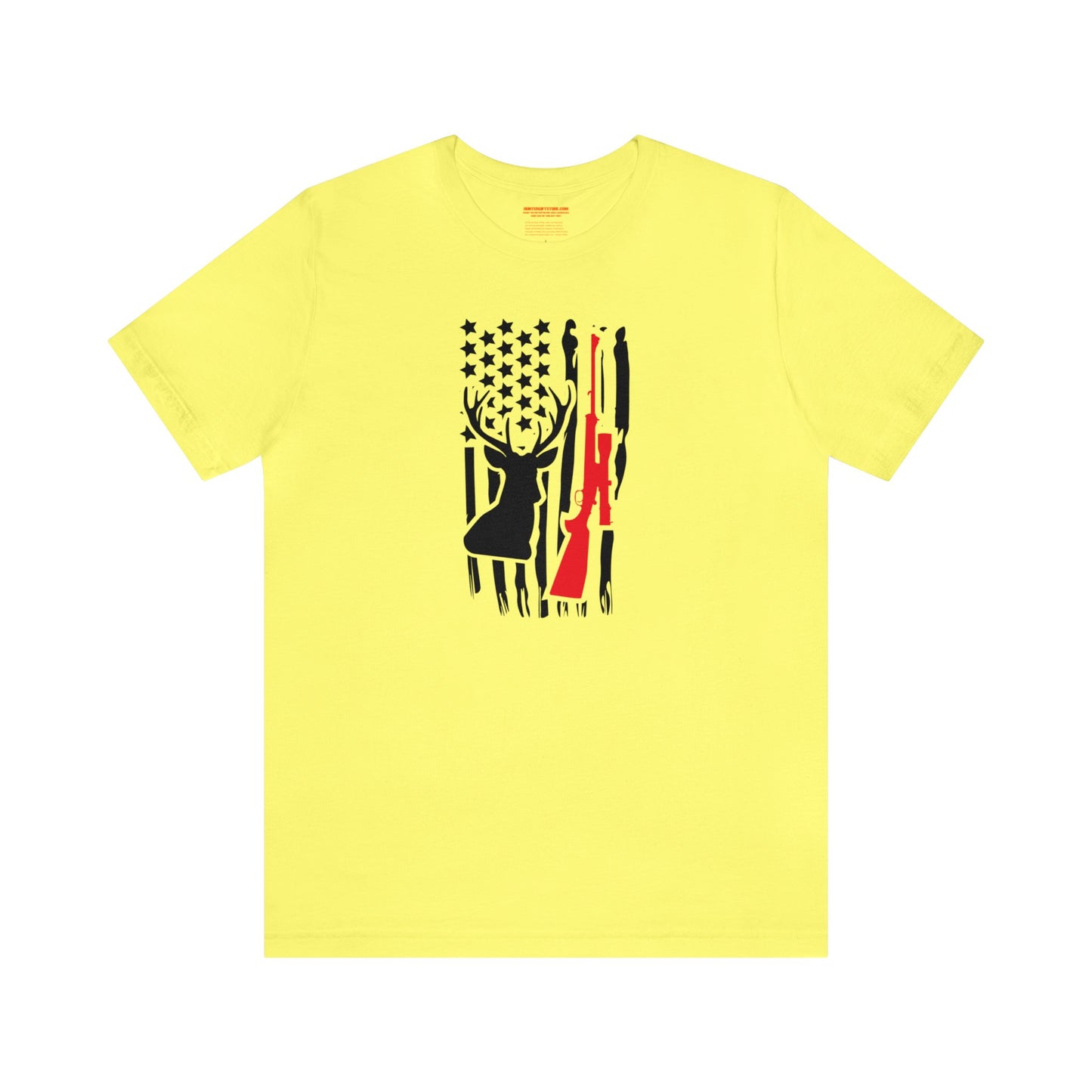 Deer Gun American Flag T-Shirt