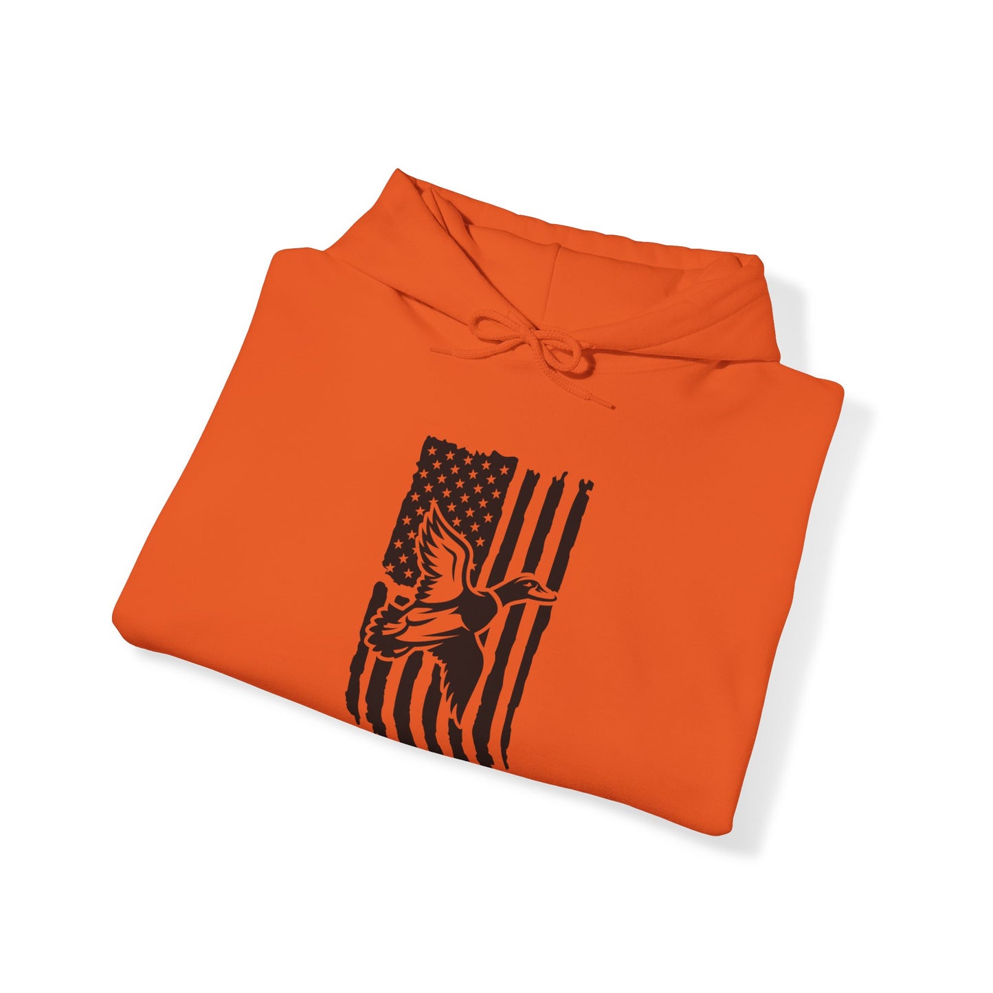 Duck American Flag Hooded Sweatshirt