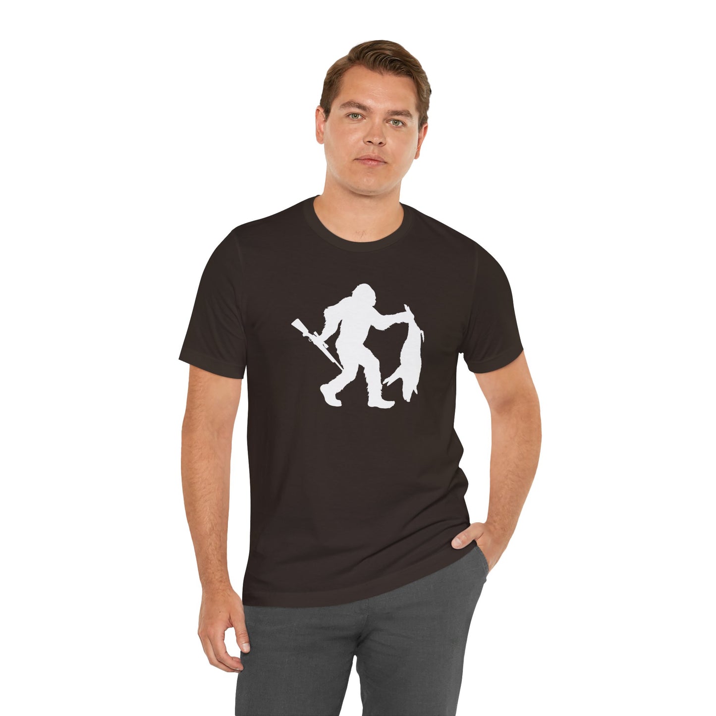 Bigfoot Carrying Hog T-Shirt