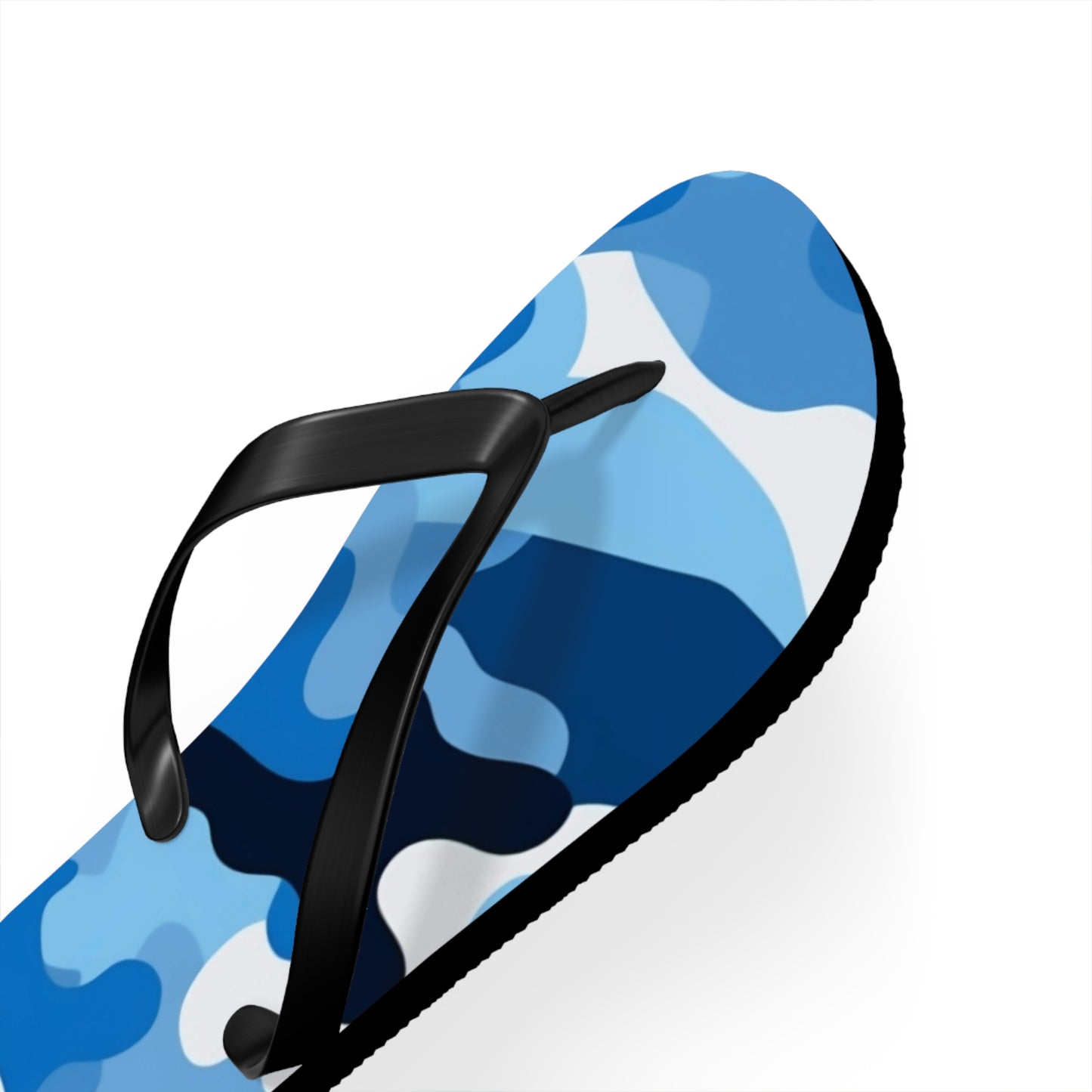 Blue Camo Flip Flops