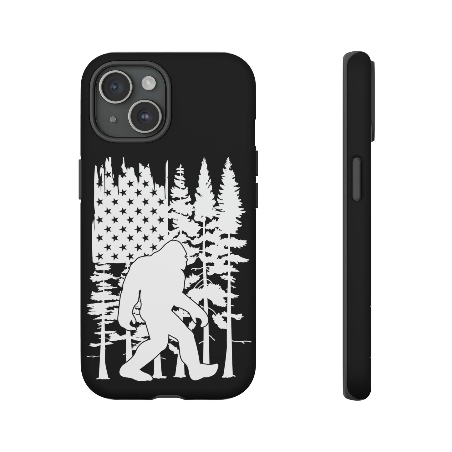 Bigfoot American Flag Phone Case