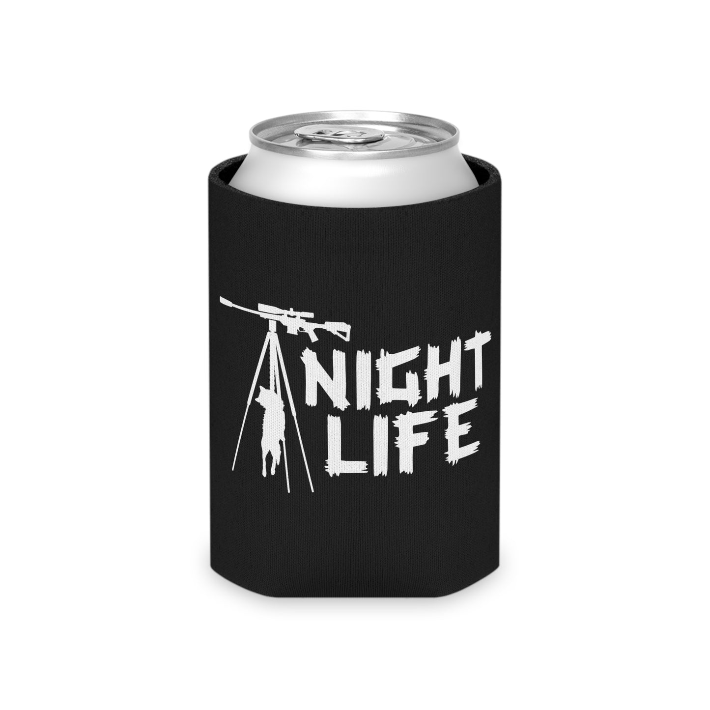 Night Life Coyote Hunting Can Cooler