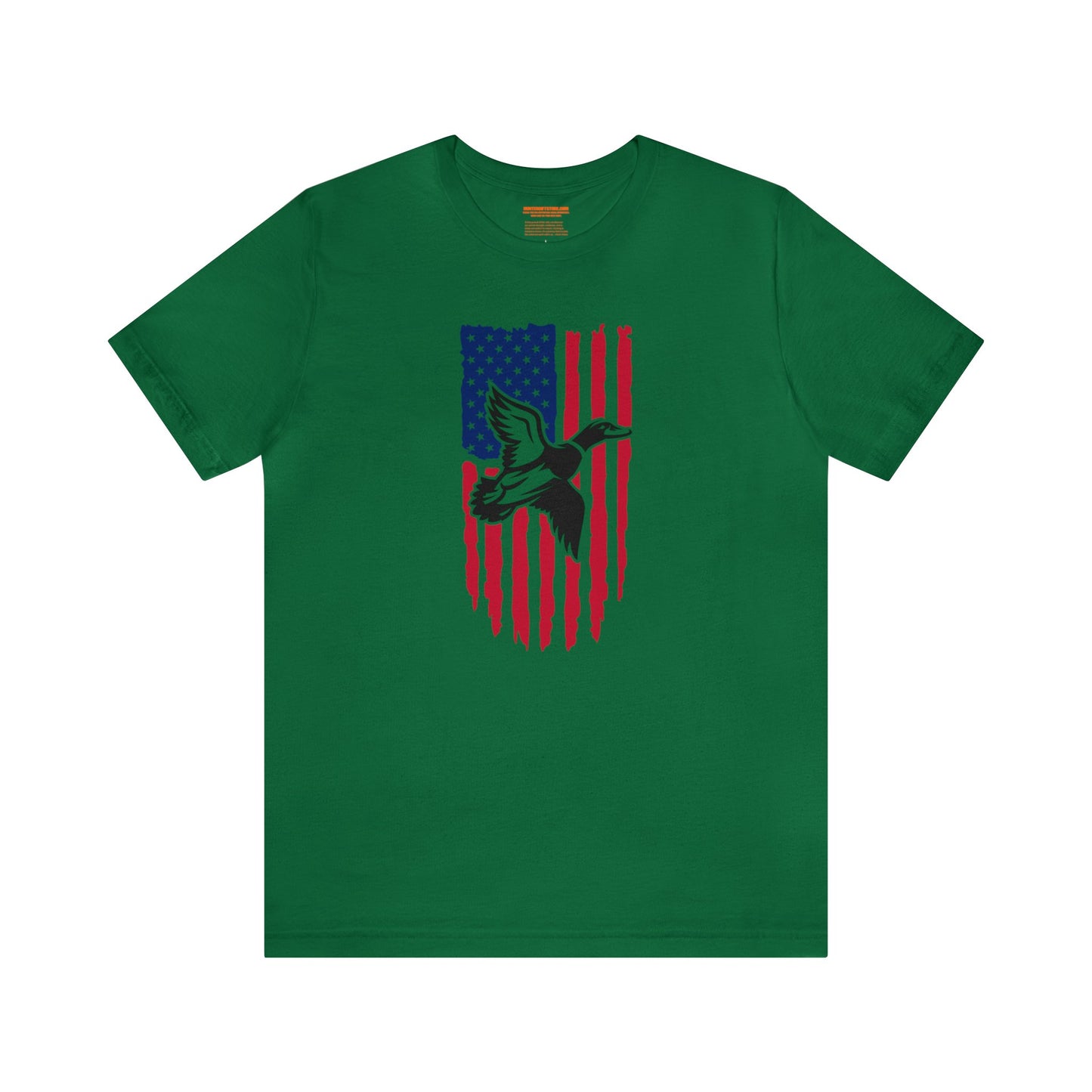 Duck Flying American Flag T-Shirt