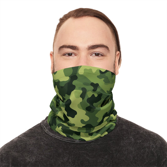 Light Green Camo Neck Gaiter