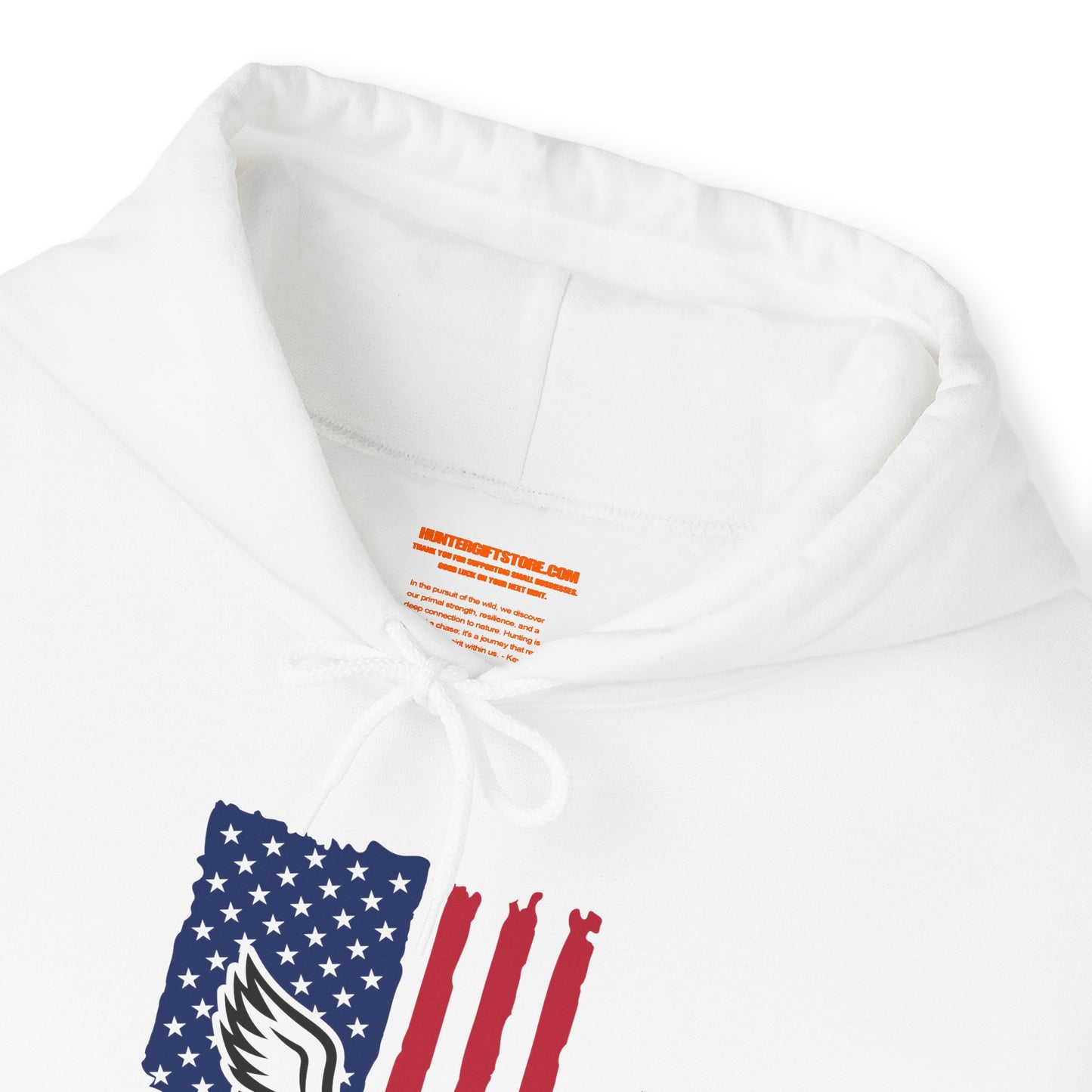 Duck American Flag Hooded Sweatshirt