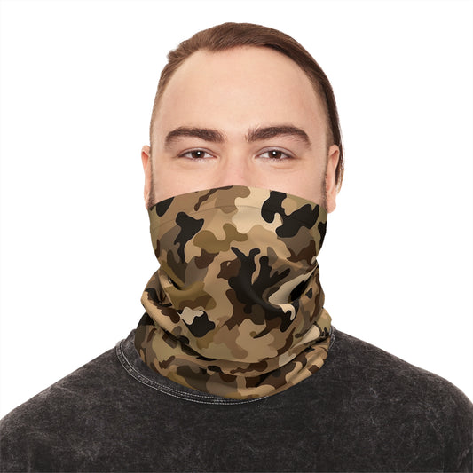 Brown Camo Neck Gaiter