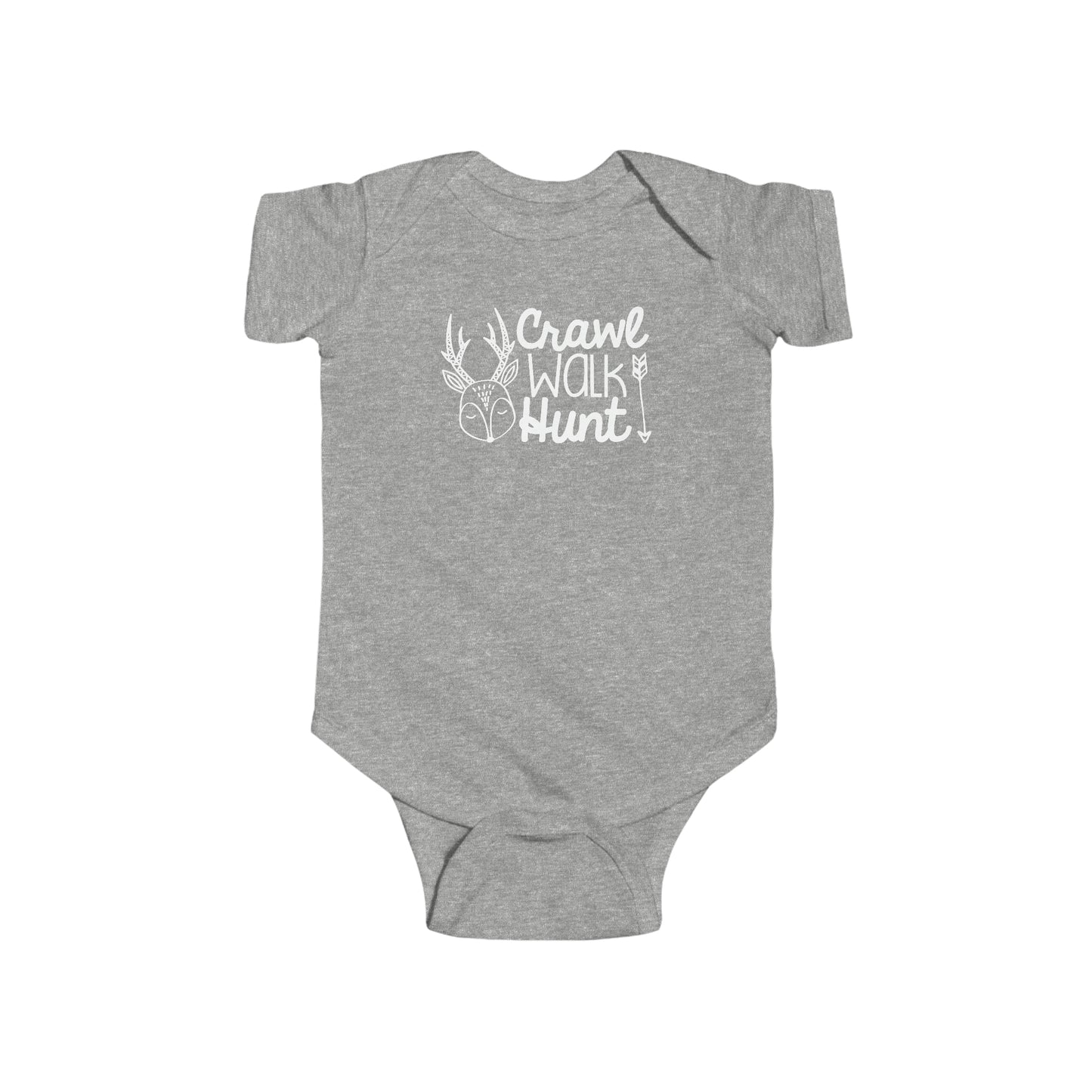 Crawl Walk Hunt Infant Fine Jersey Bodysuit