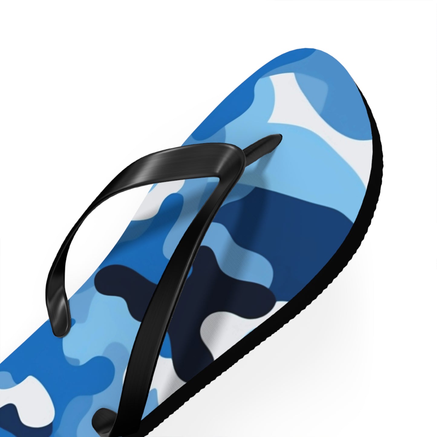 Blue Camo Flip Flops