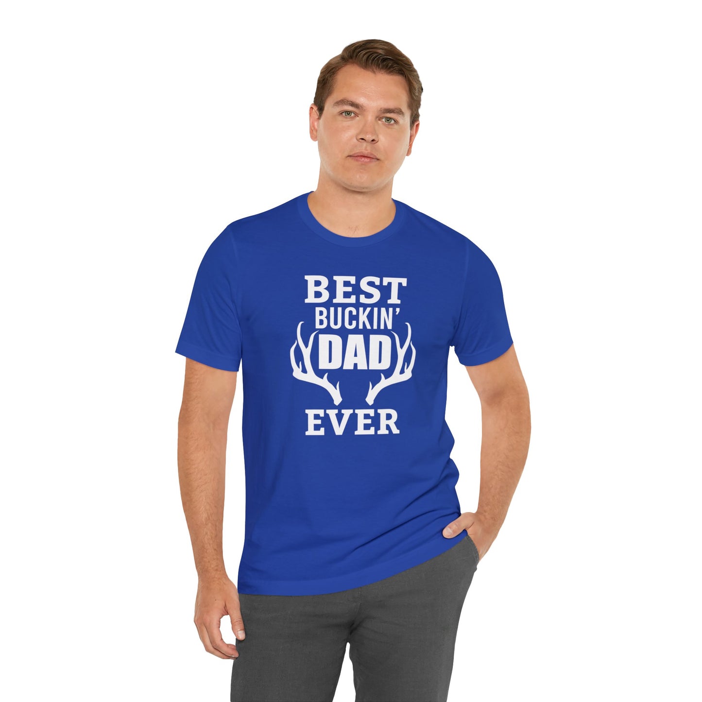 Best Bucking Dad Ever Antlers T-Shirt