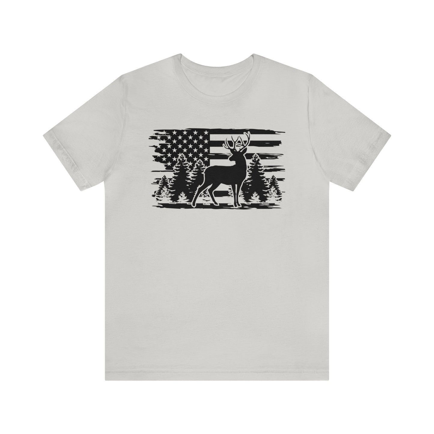 Deer American Flag T-Shirt