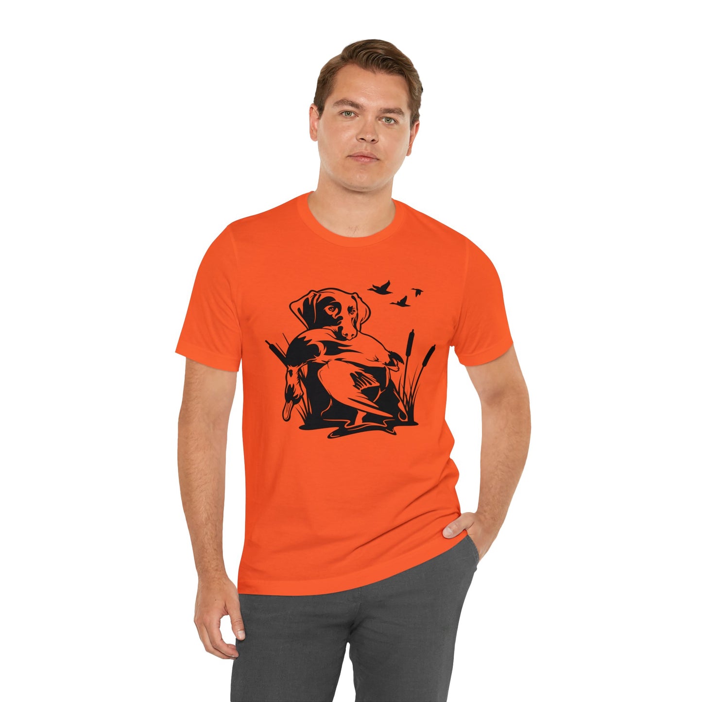 Hunting Dog with Duck T-Shirt