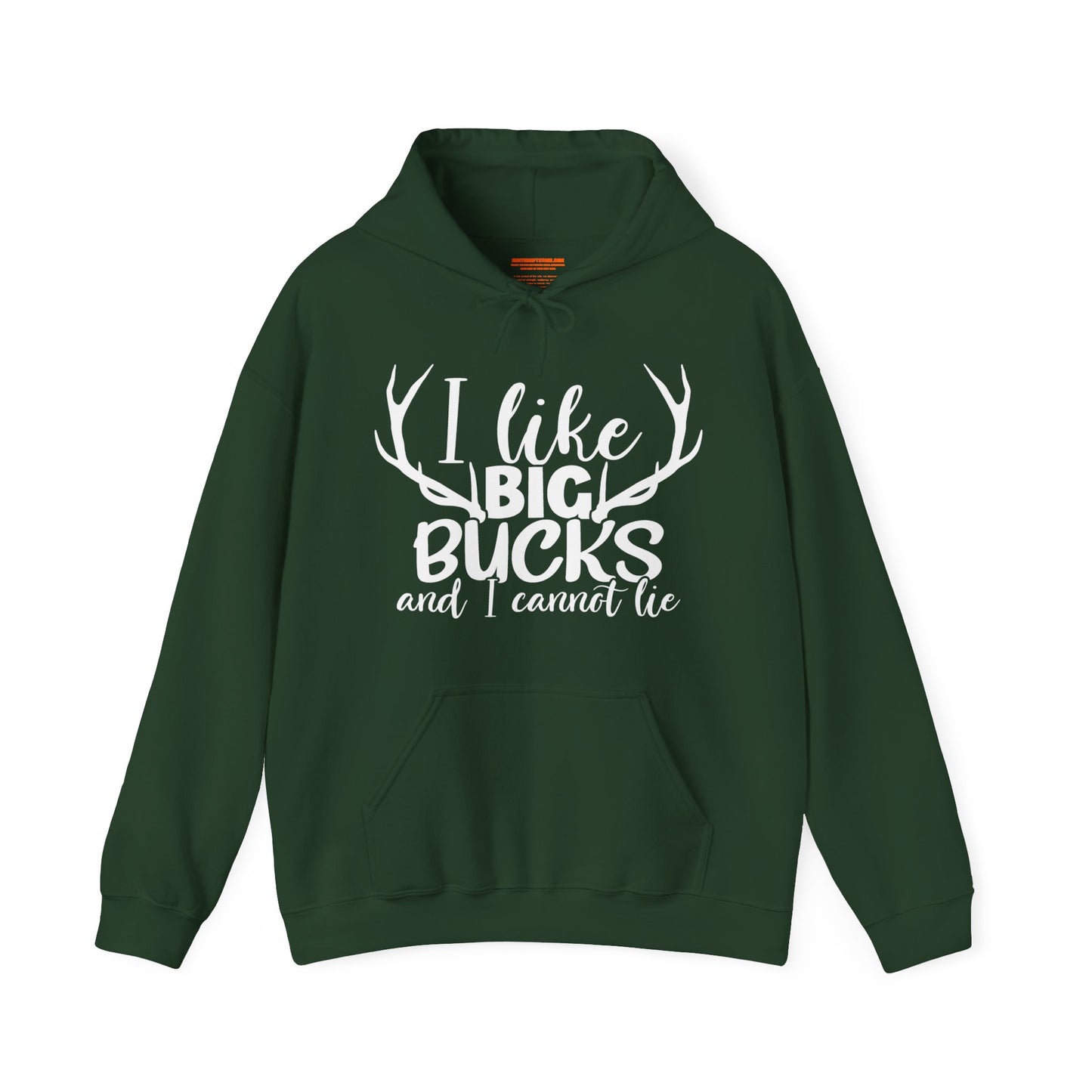 I Like Big Bucks And I Cannot Lie Hooded Sweatshirt