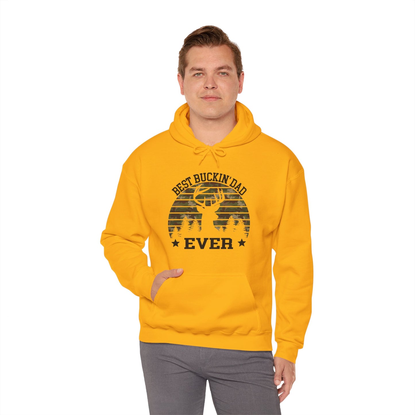 Best Bucking Dad Ever Hooded Sweatshirt