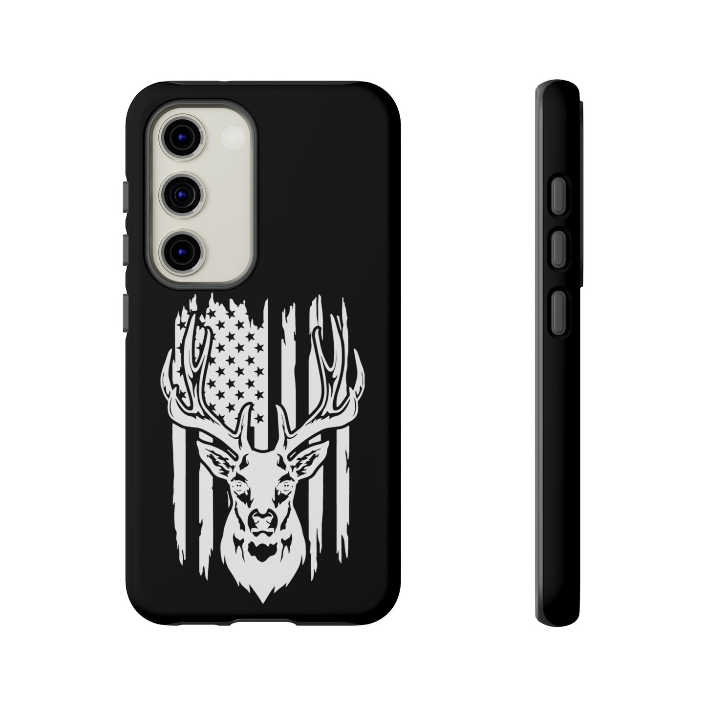 Deer Head American Flag Phone Case