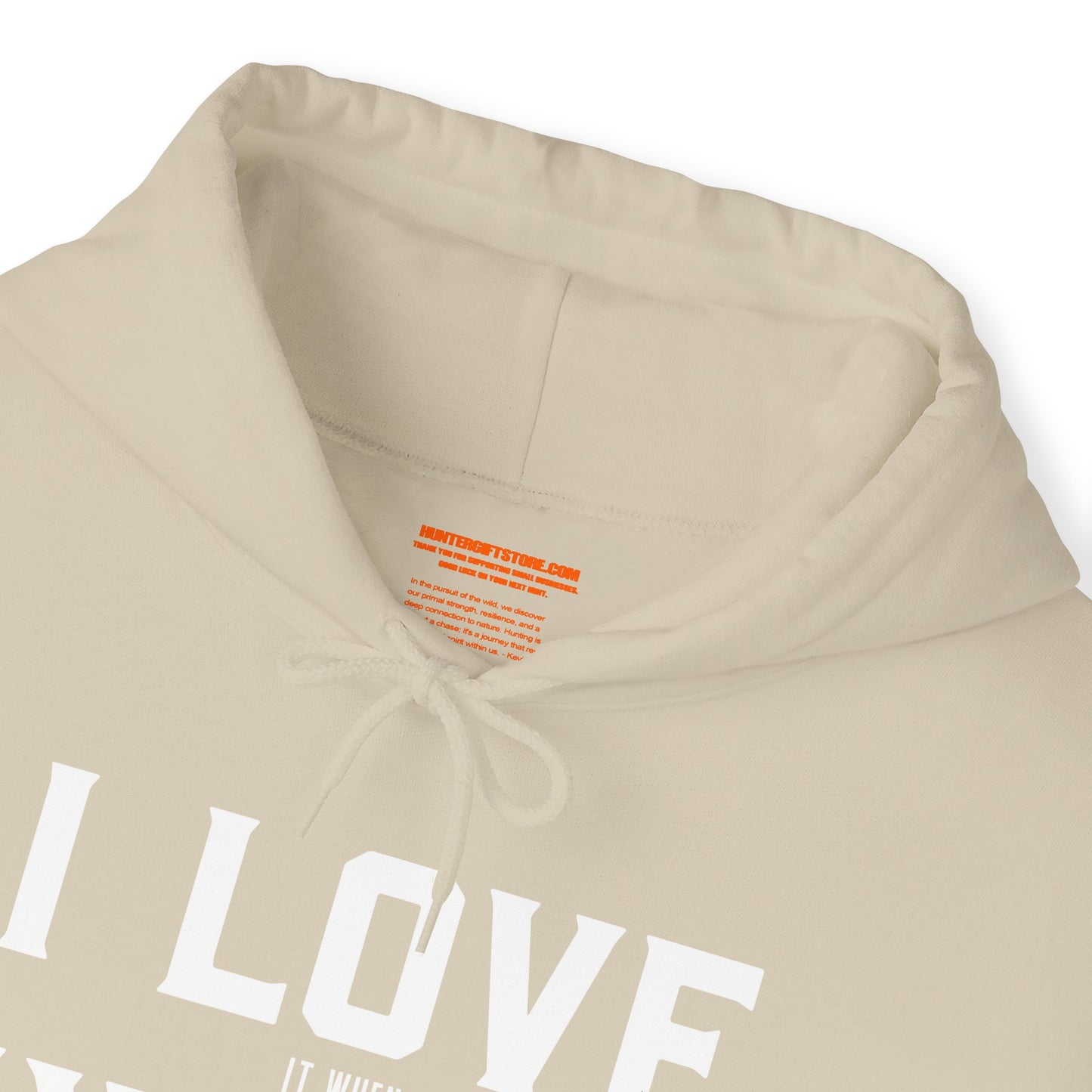 I Love My Wife Hooded Sweatshirt