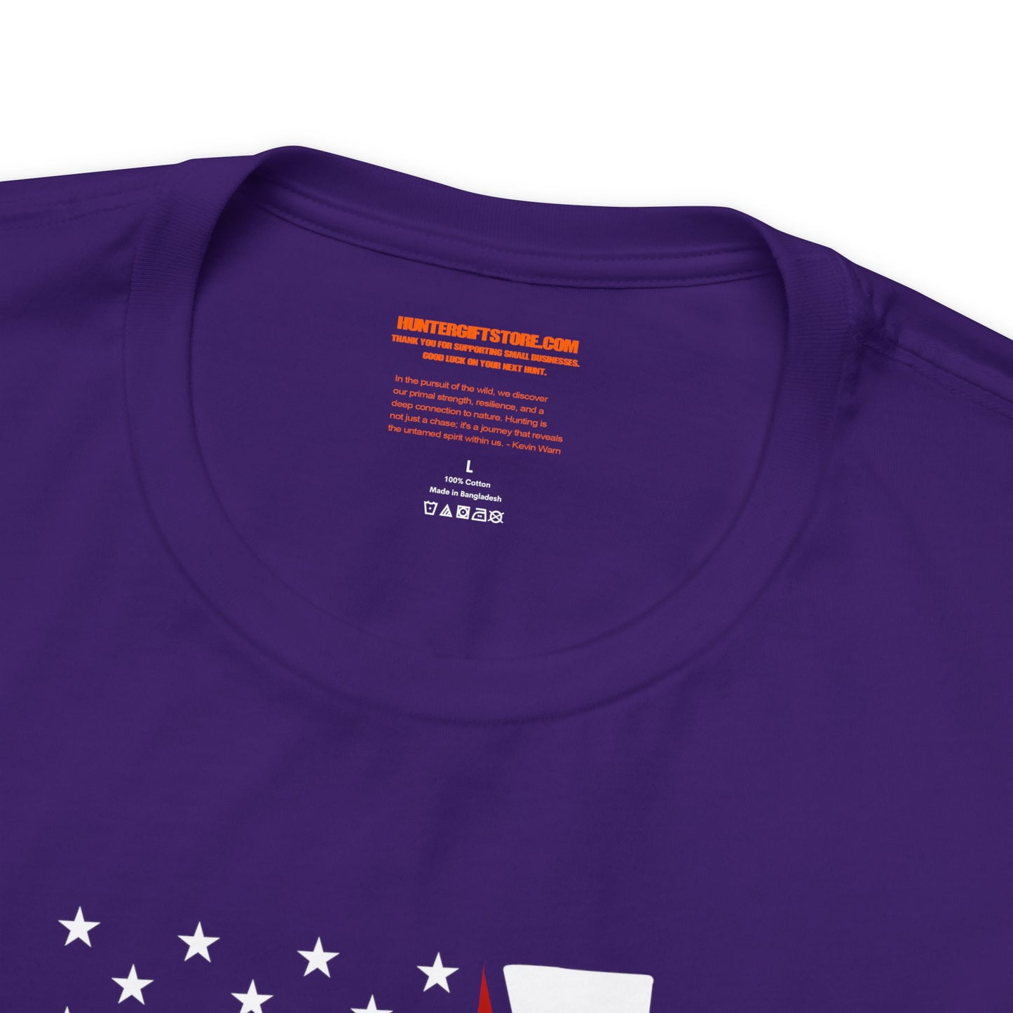 Elk American Flag Gun T-Shirt