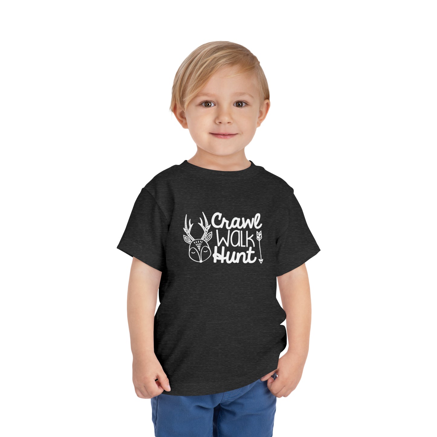 Crawl Walk Hunt Toddler T-Shirt