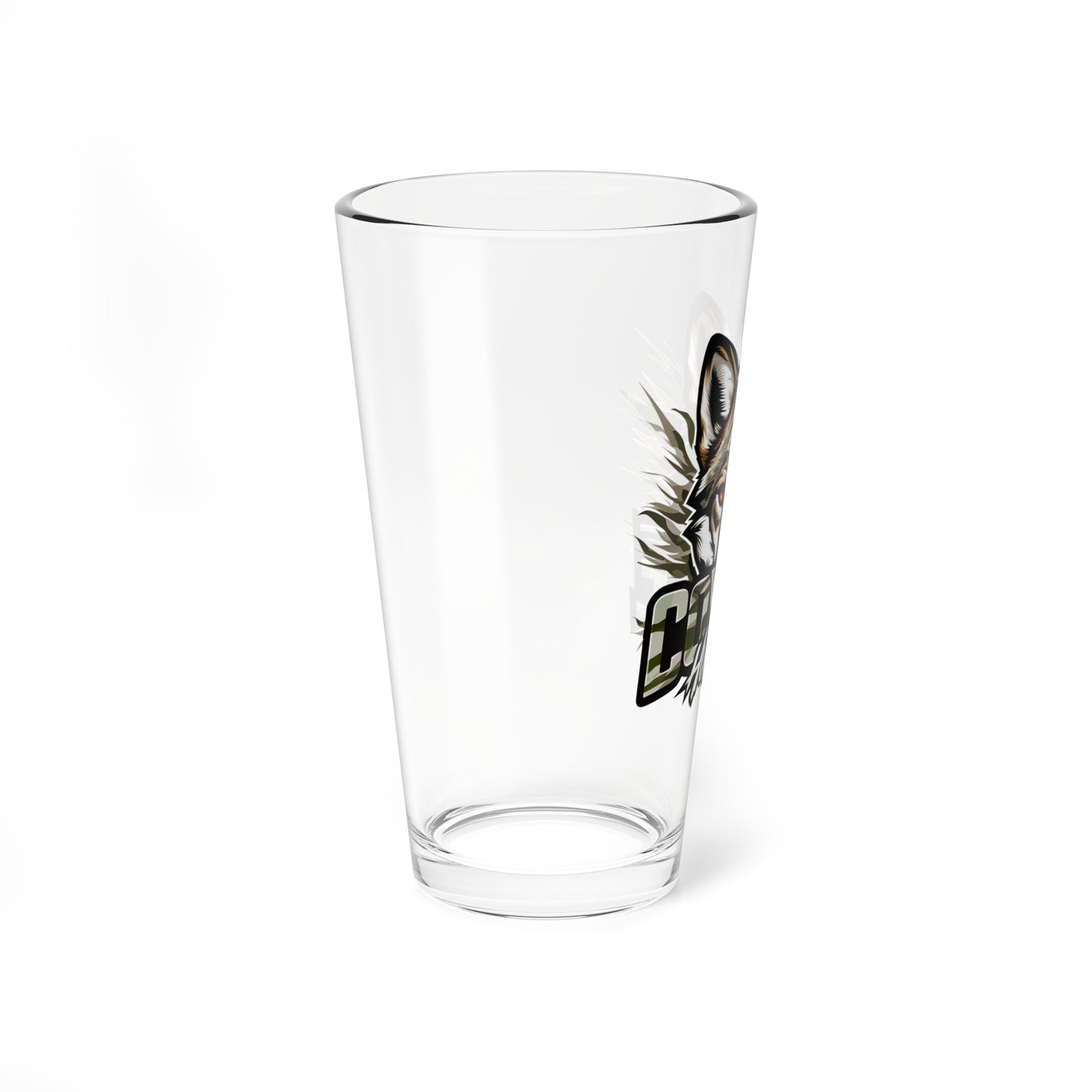 Coyote Head Hunter Pint Glass