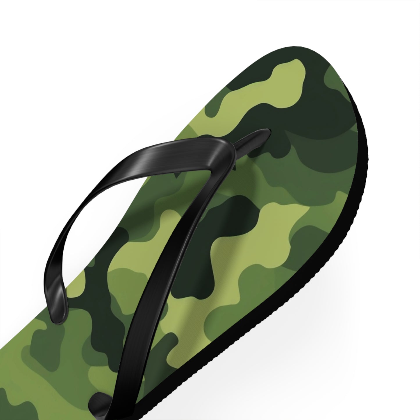 Light Green Camo Flip Flops