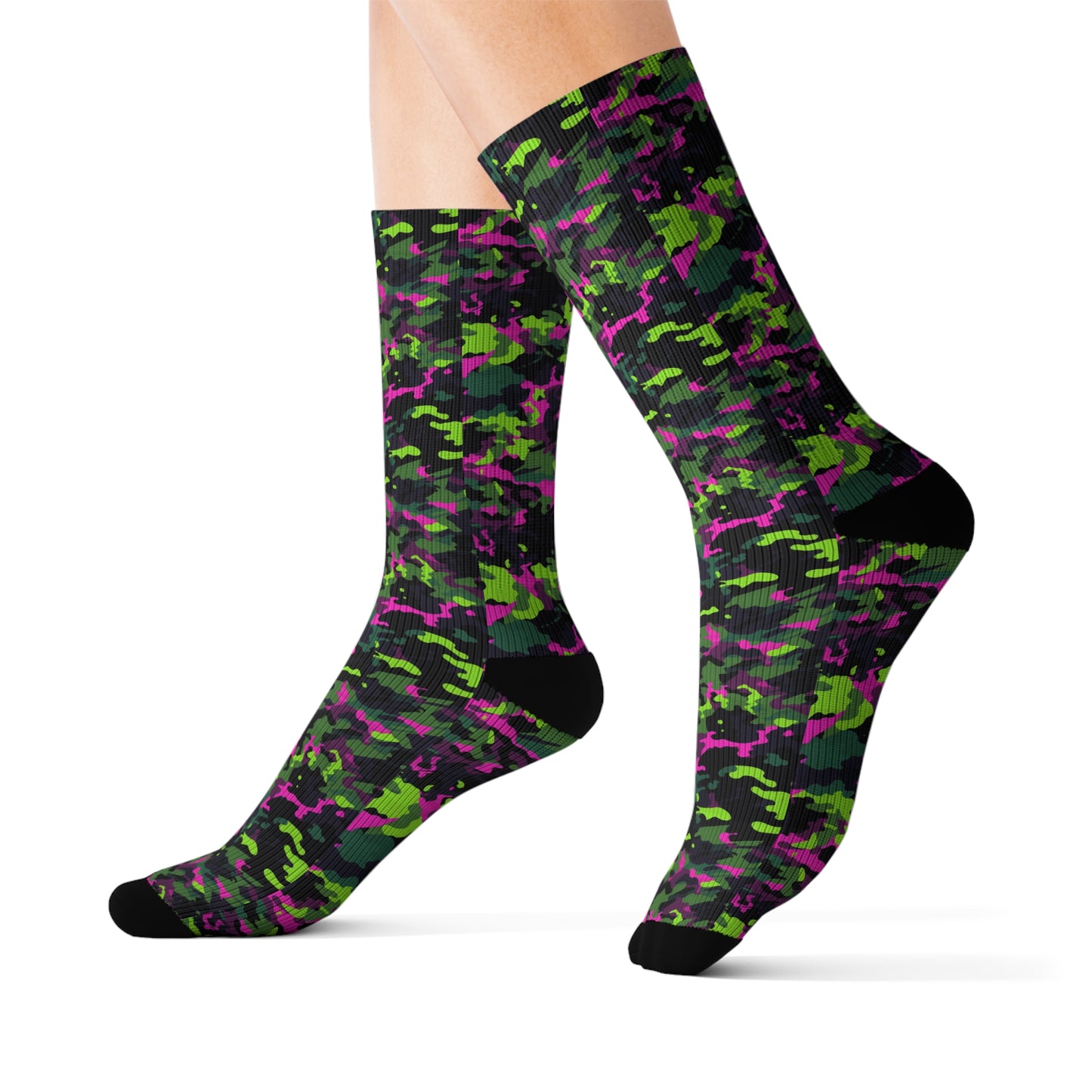 Neon Camo Socks