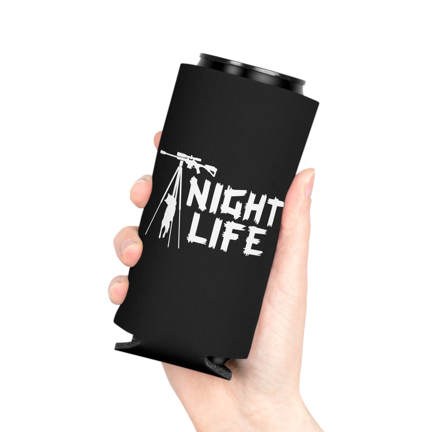 Night Life Coyote Hunting Can Cooler