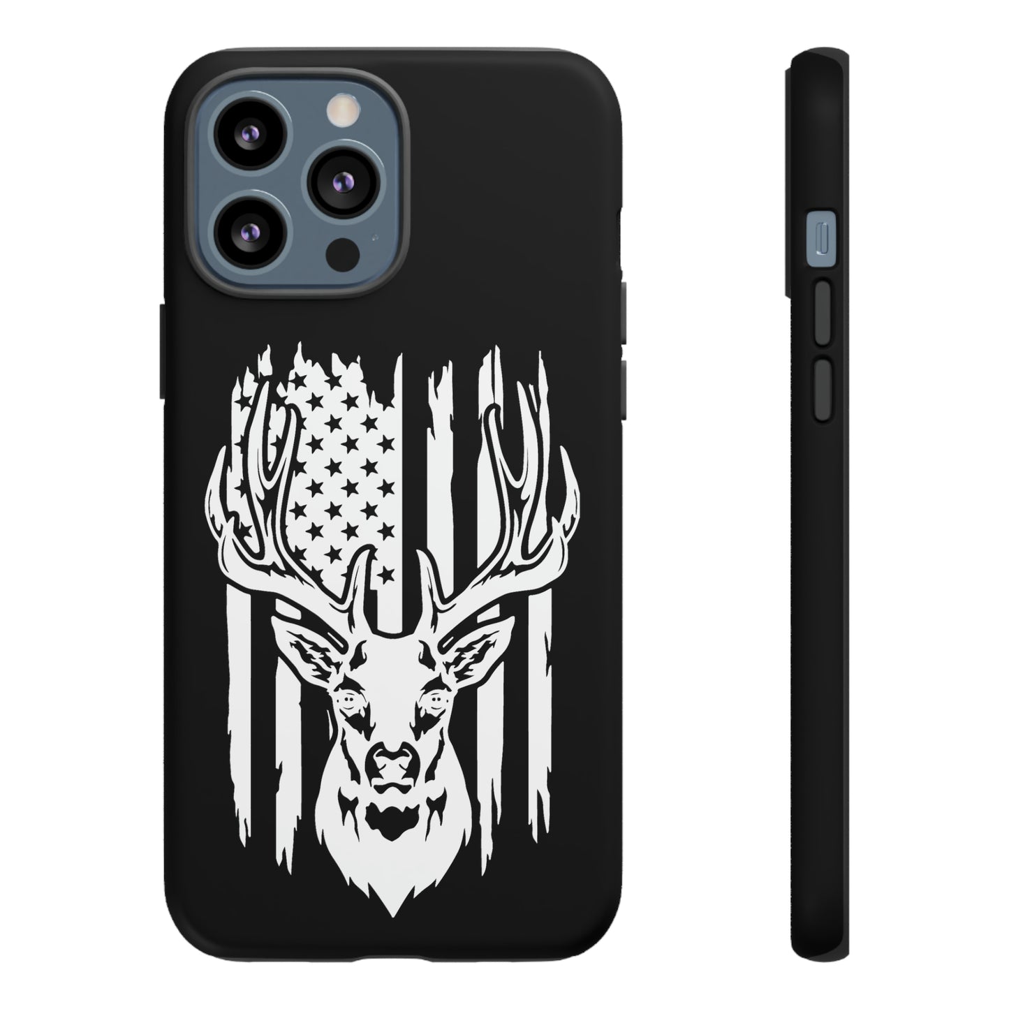 Deer Head American Flag Phone Case