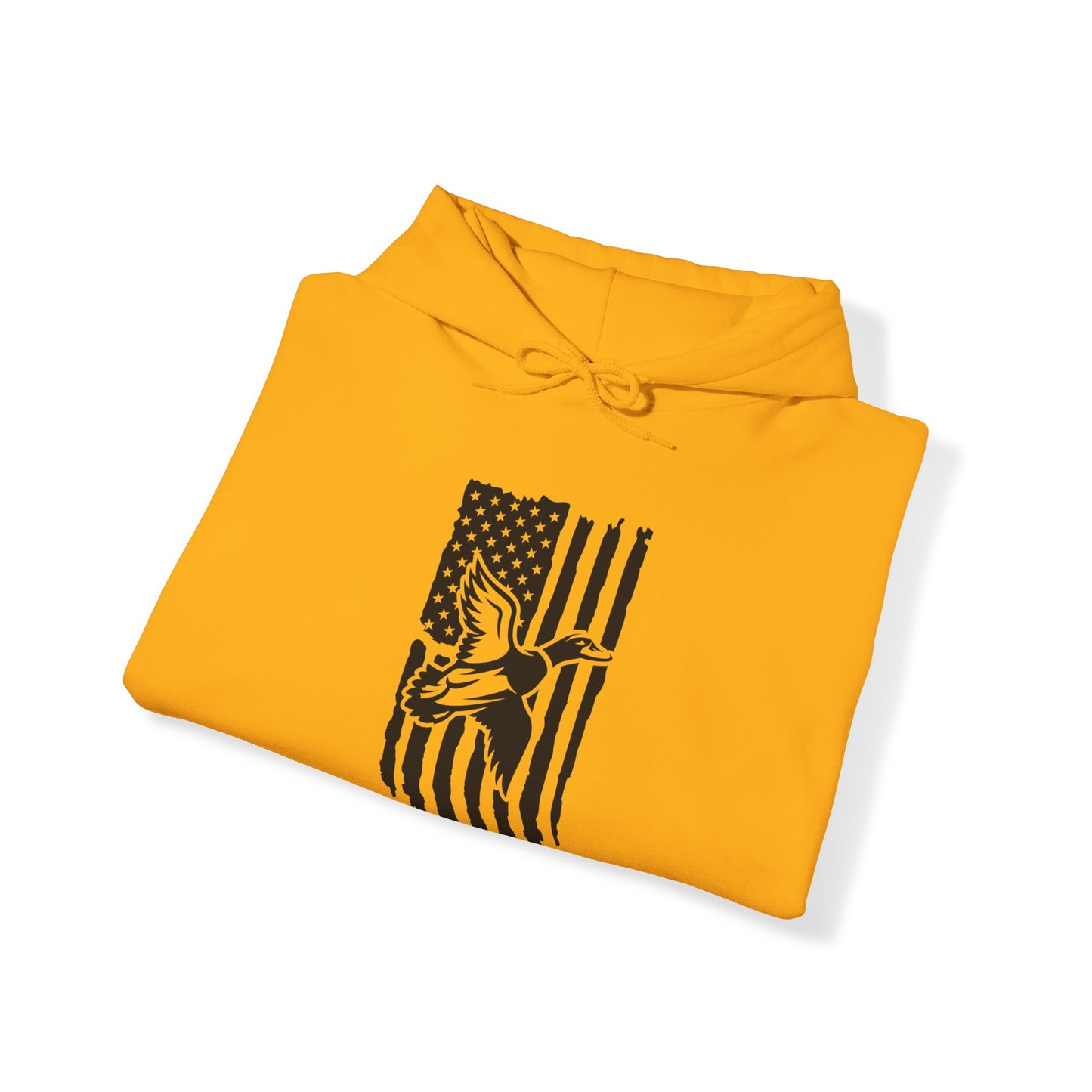 Duck American Flag Hooded Sweatshirt