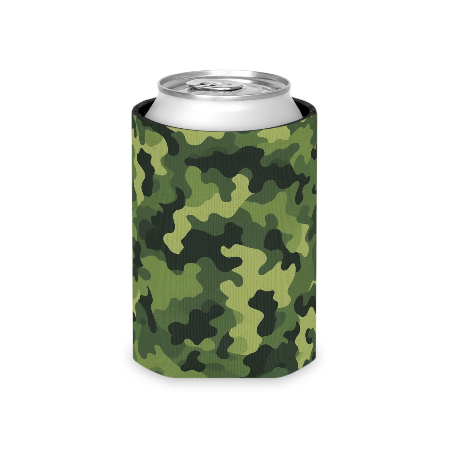 Light Green Camo Can Cooler