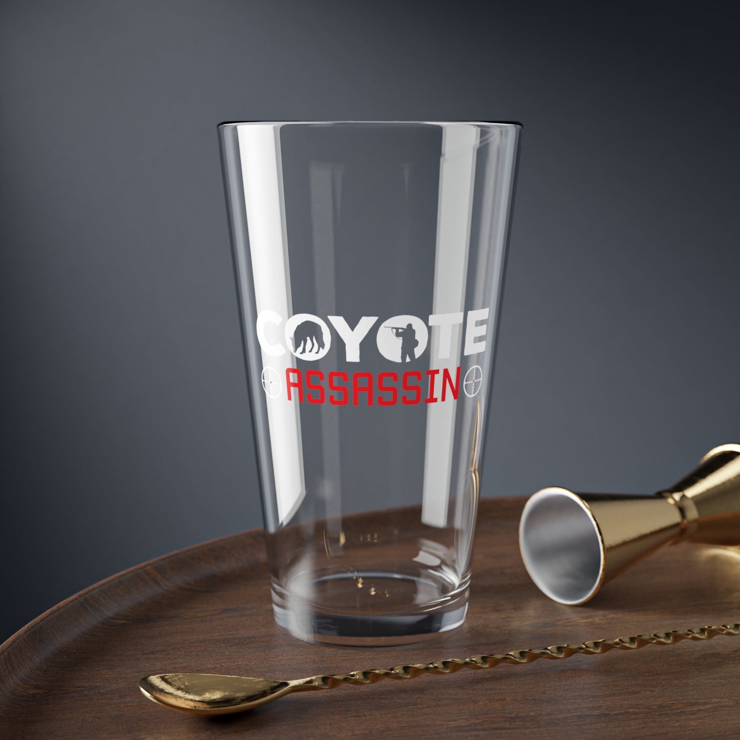 Coyote Assassin Pint Glass