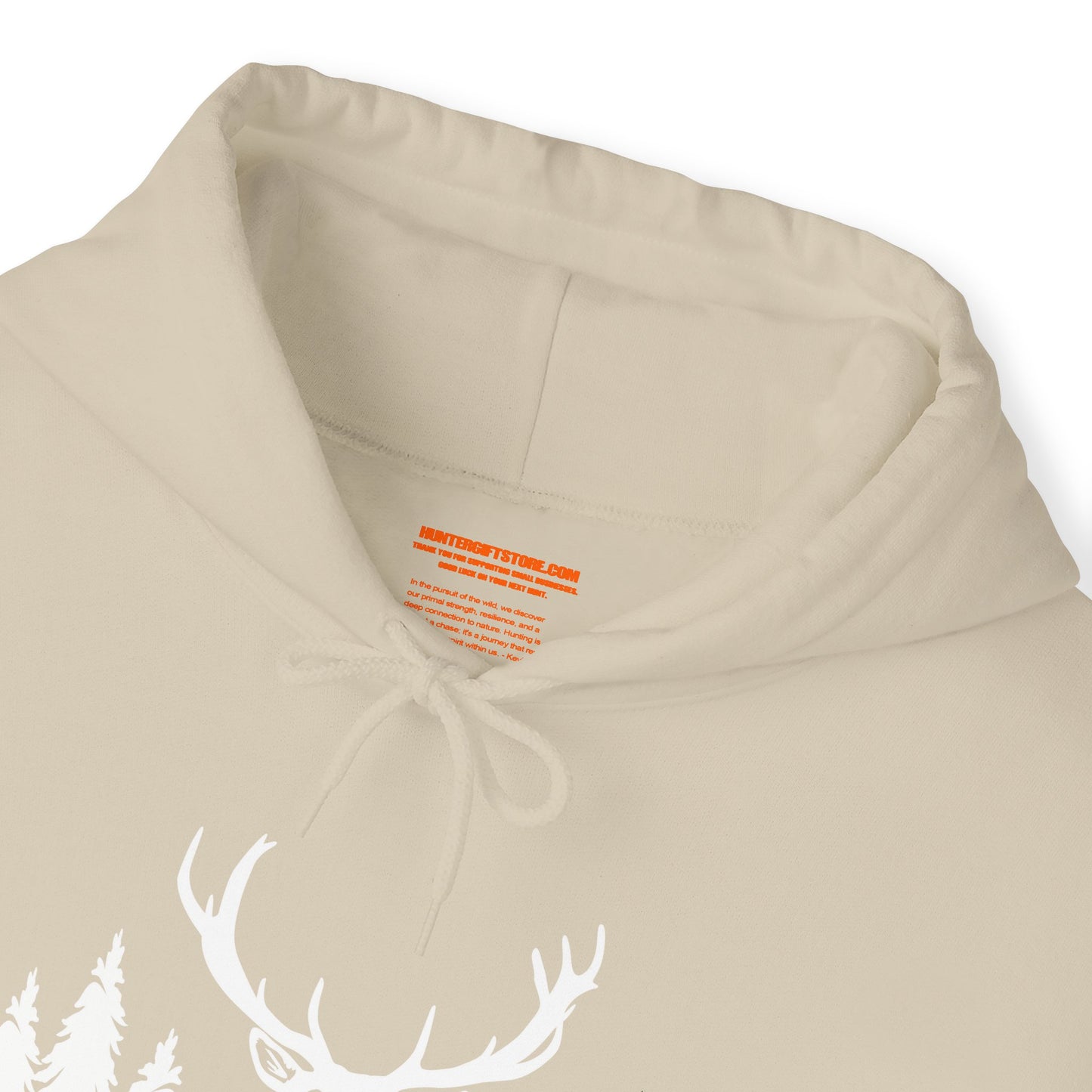 Deer Hunting Scene Hooded Sweatshirt