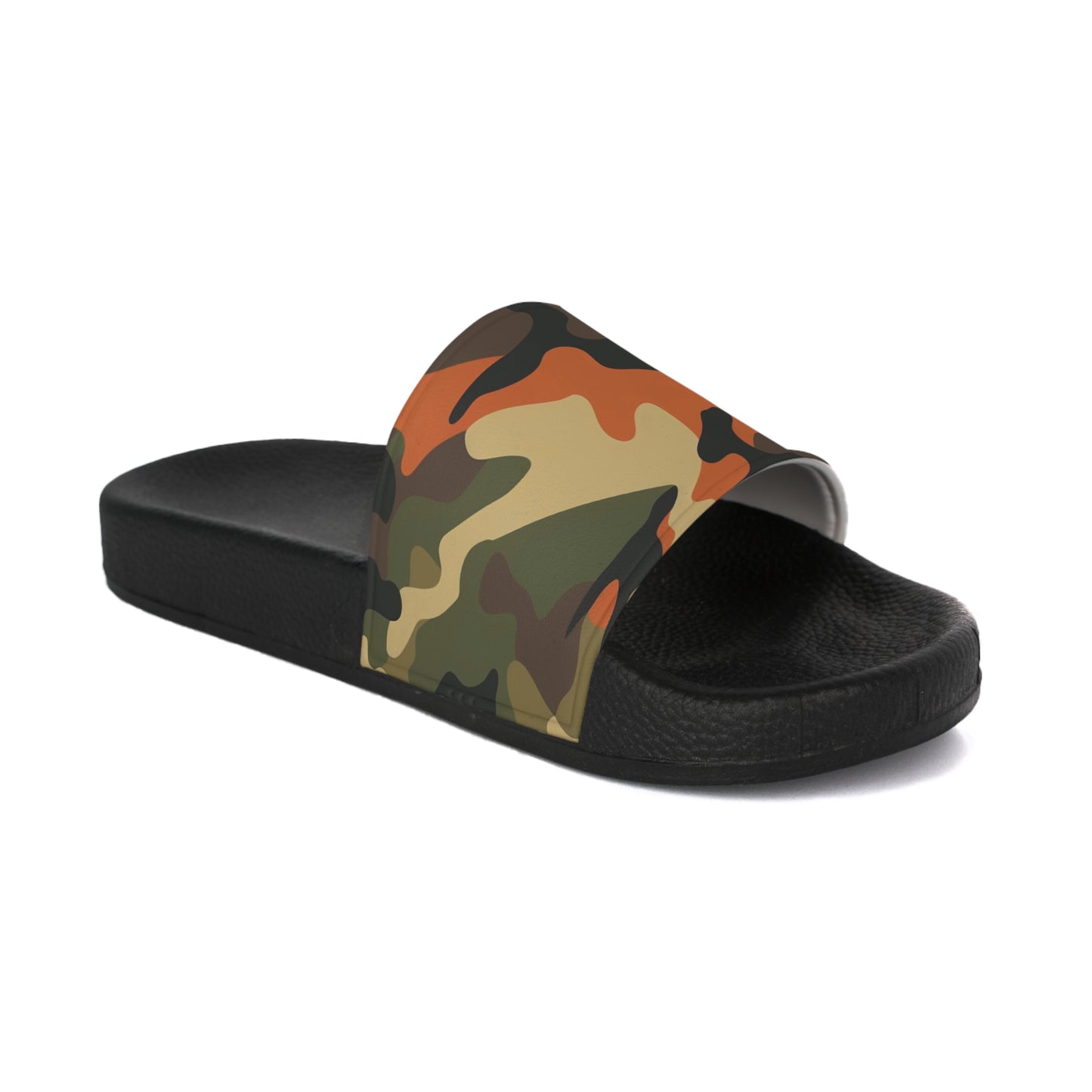 Orange Camo Slides