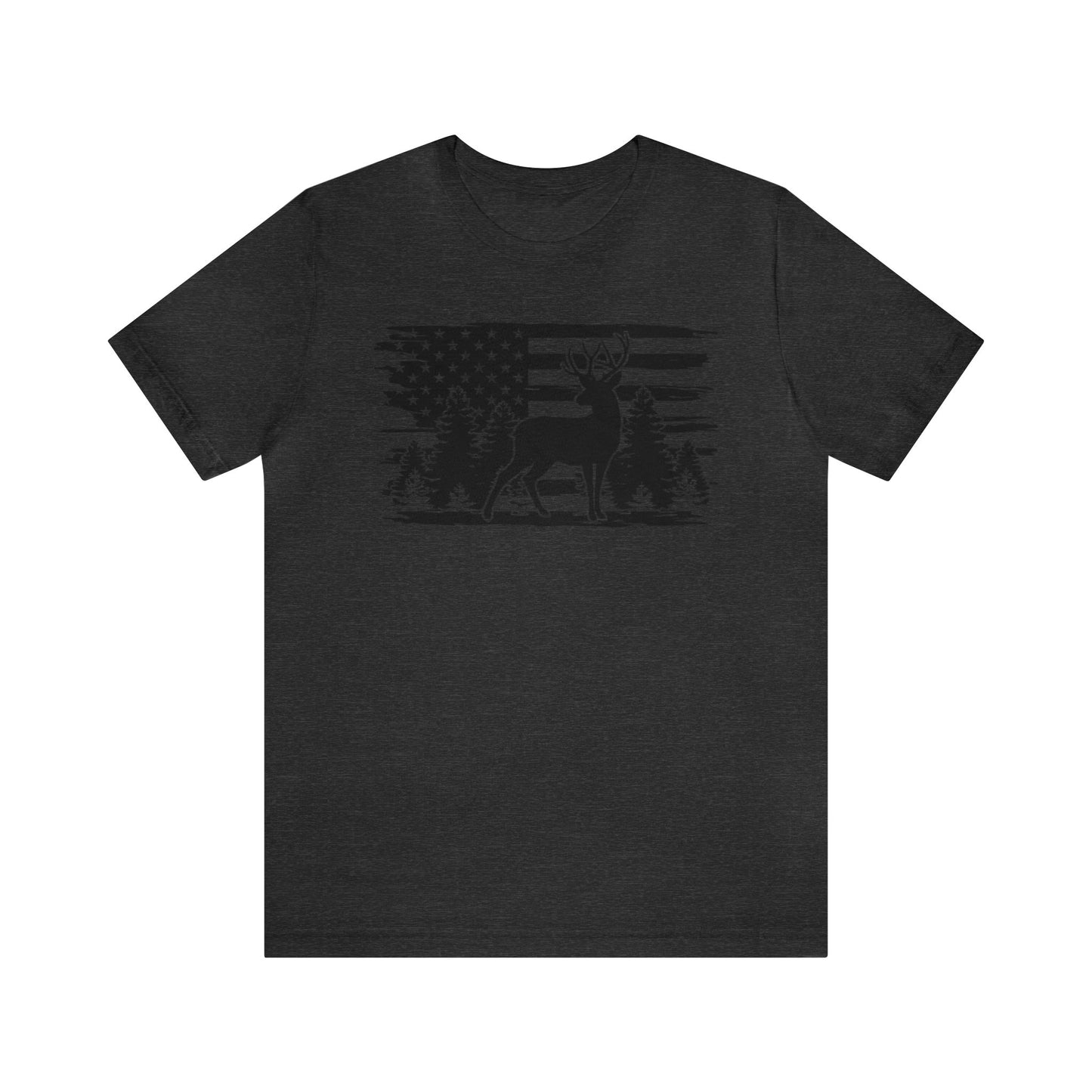 Deer American Flag T-Shirt