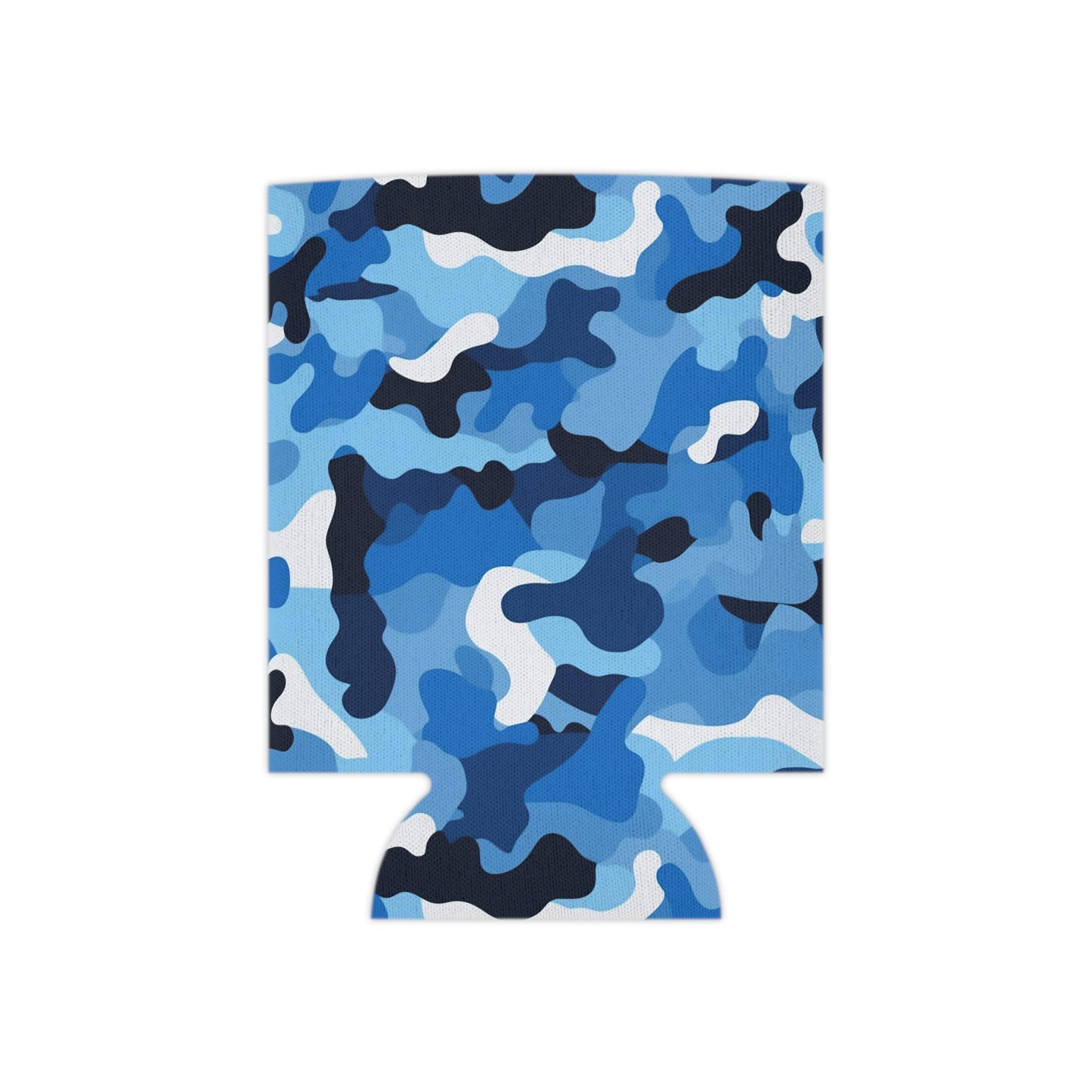 Blue Camo Can Cooler