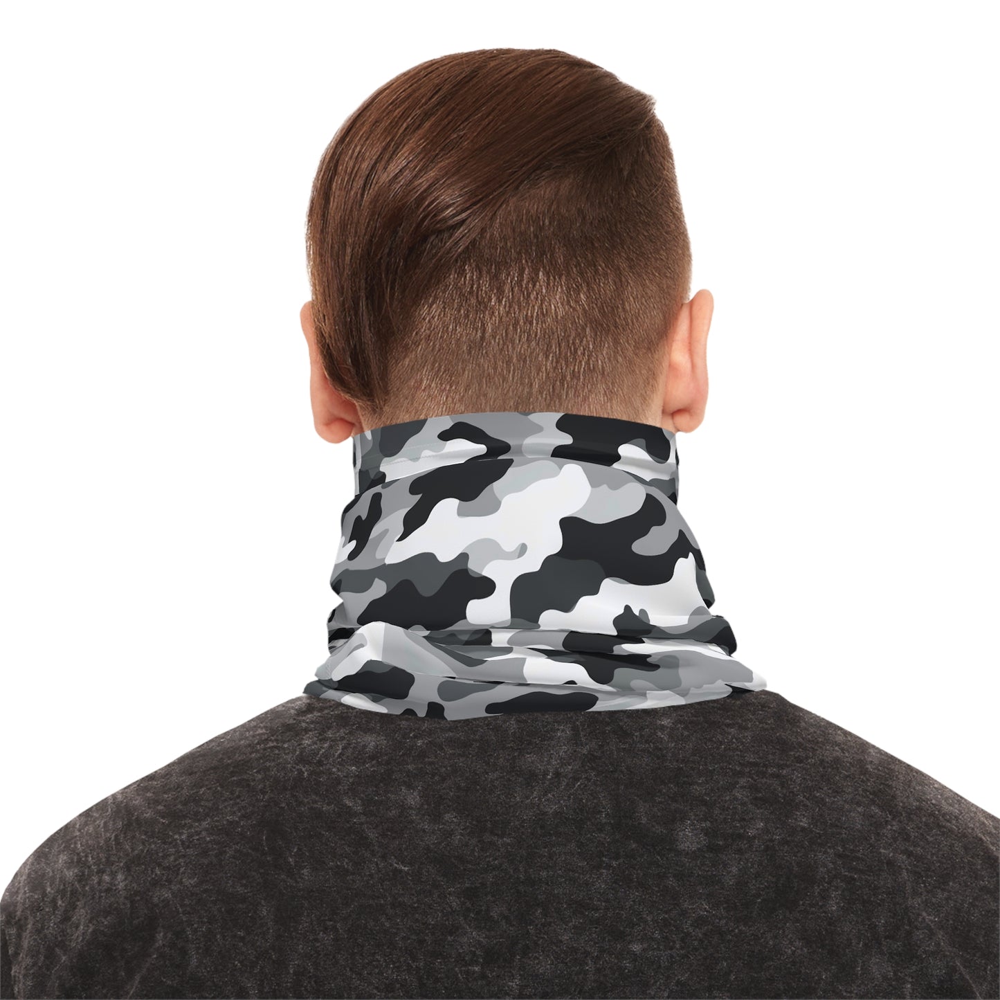 White Camo Neck Gaiter