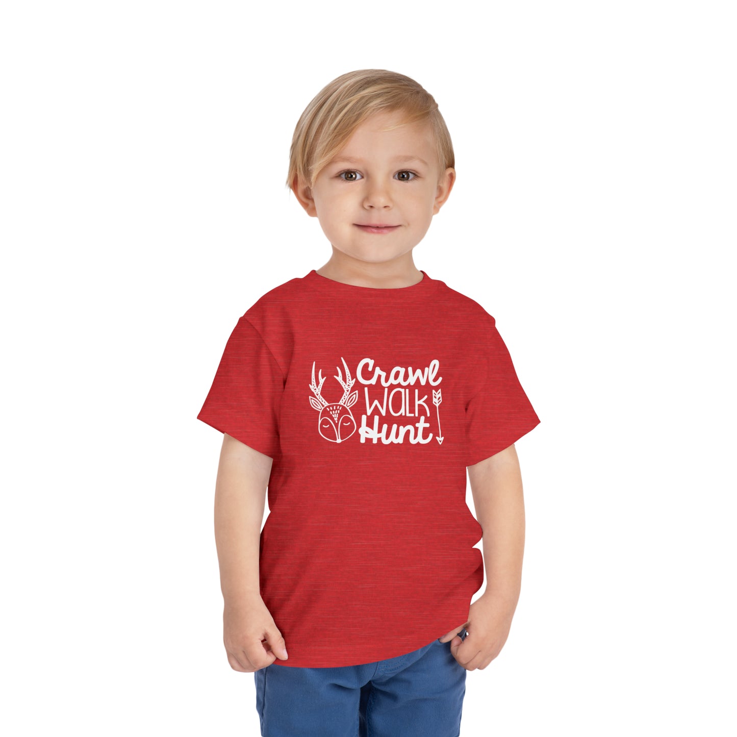 Crawl Walk Hunt Toddler T-Shirt