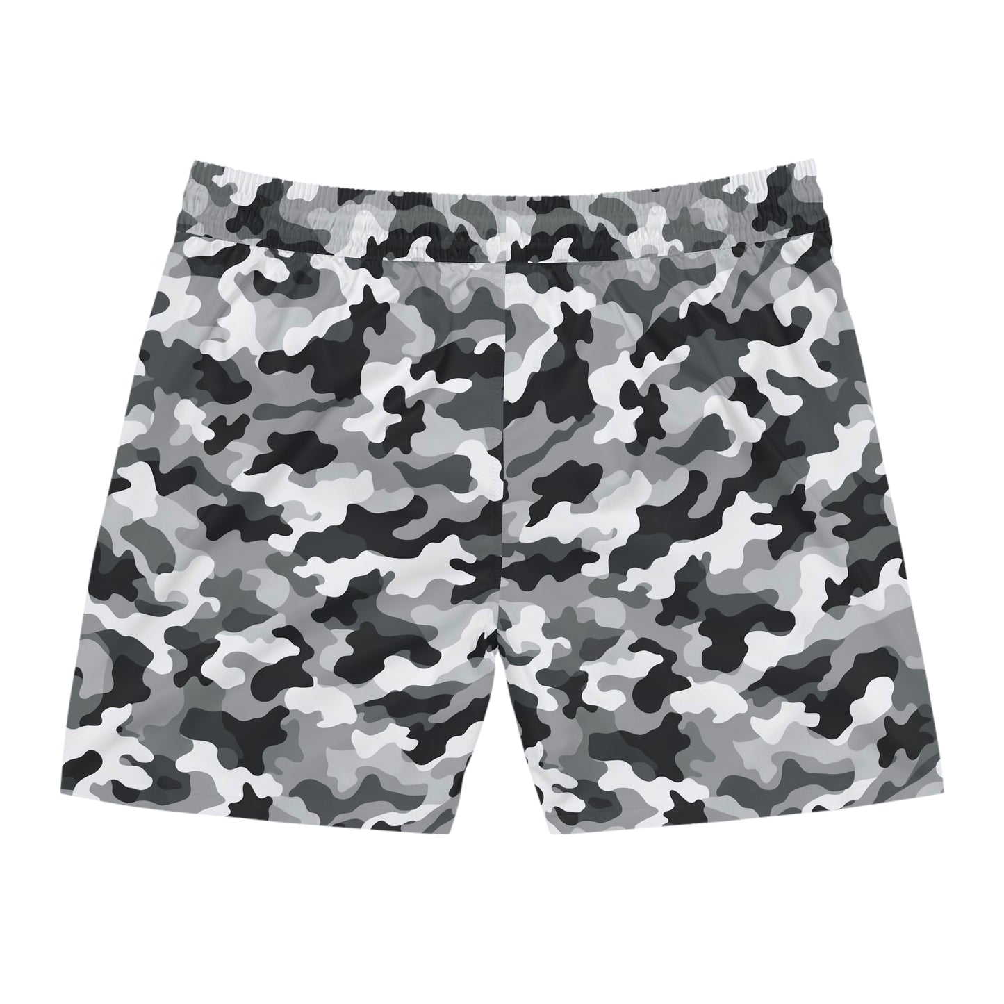 White Camo Swim Trunks