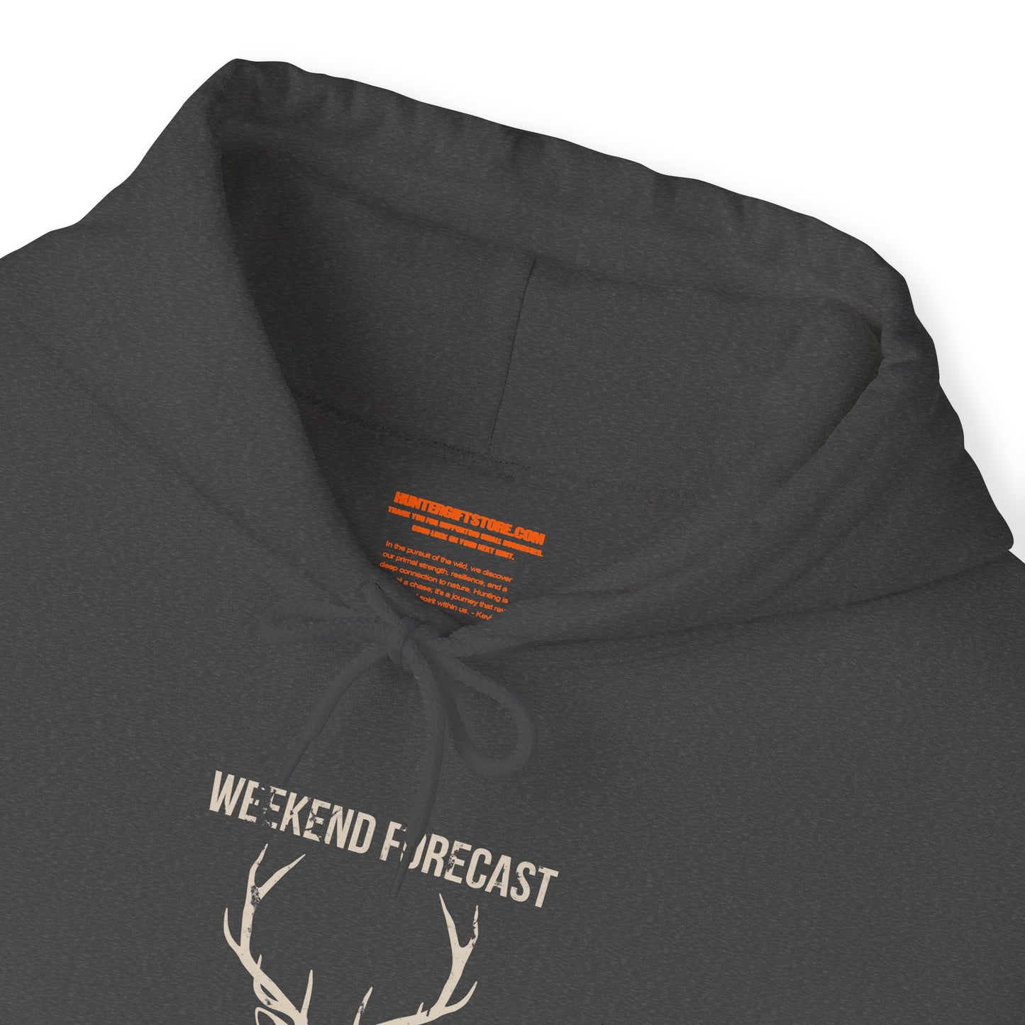 Weekend Forecast Deer Hunting With A Chance Of Beer Drinking Hooded Sweatshirt