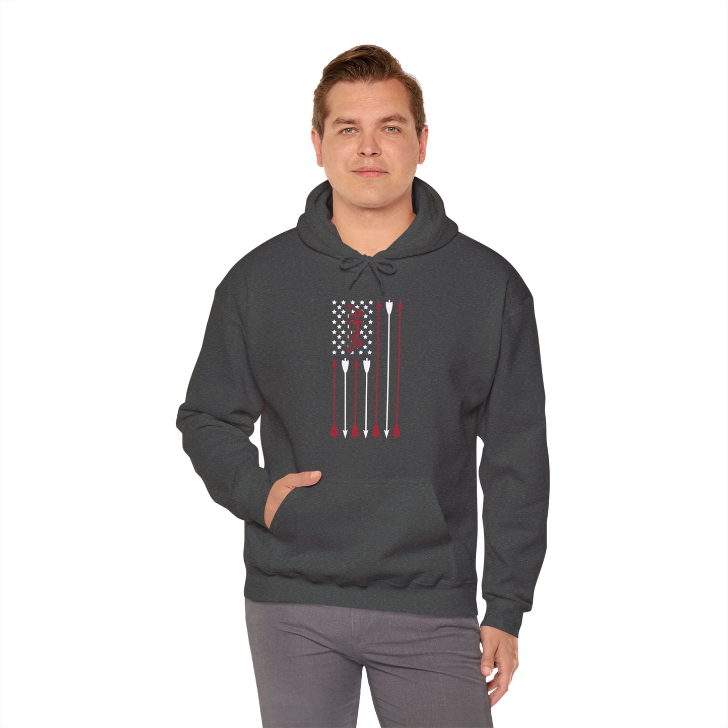 Bow and Arrow Flag Hooded Sweatshirt