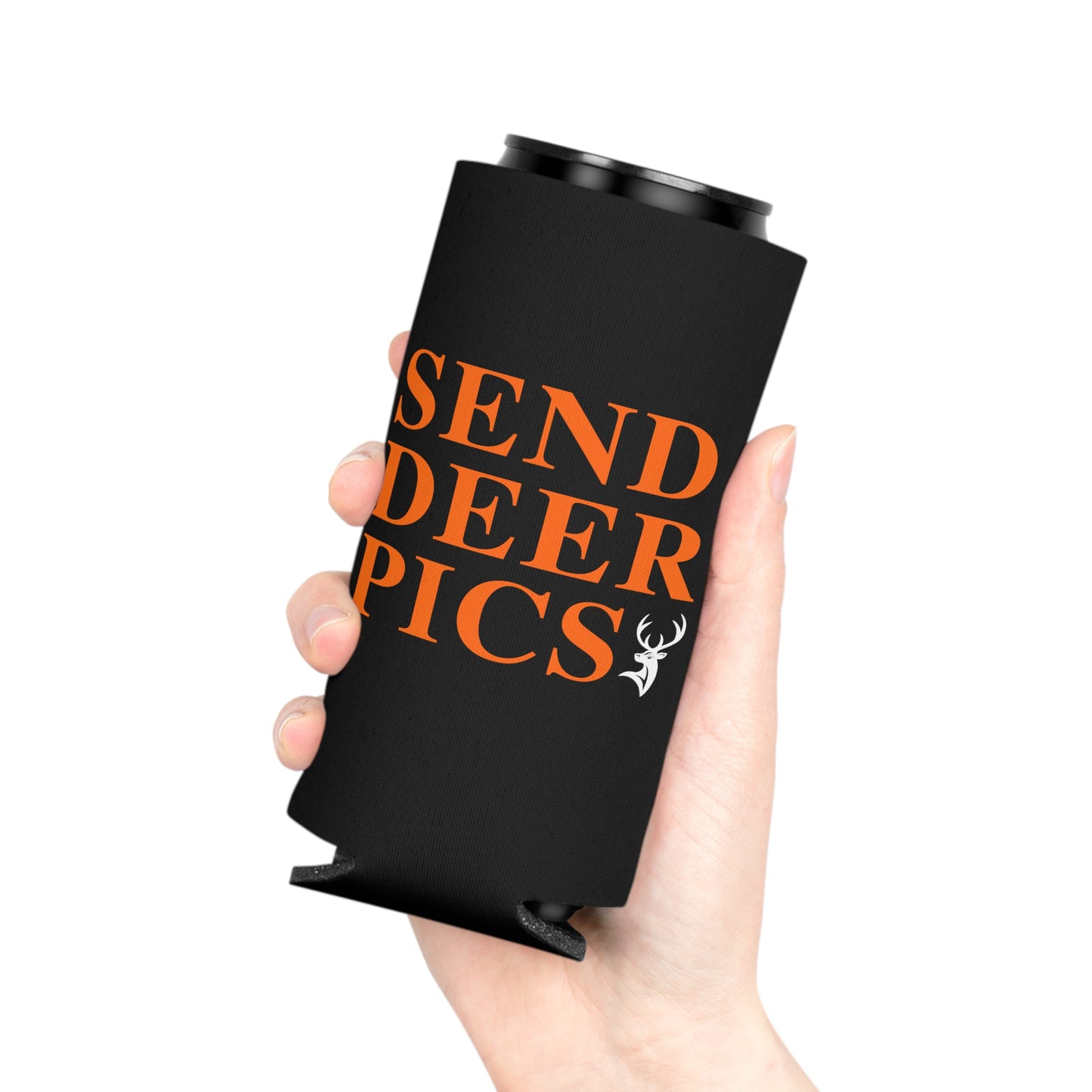 Send Deer Pics Can Cooler