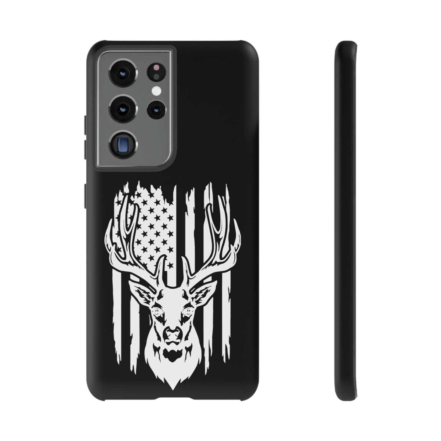 Deer Head American Flag Phone Case