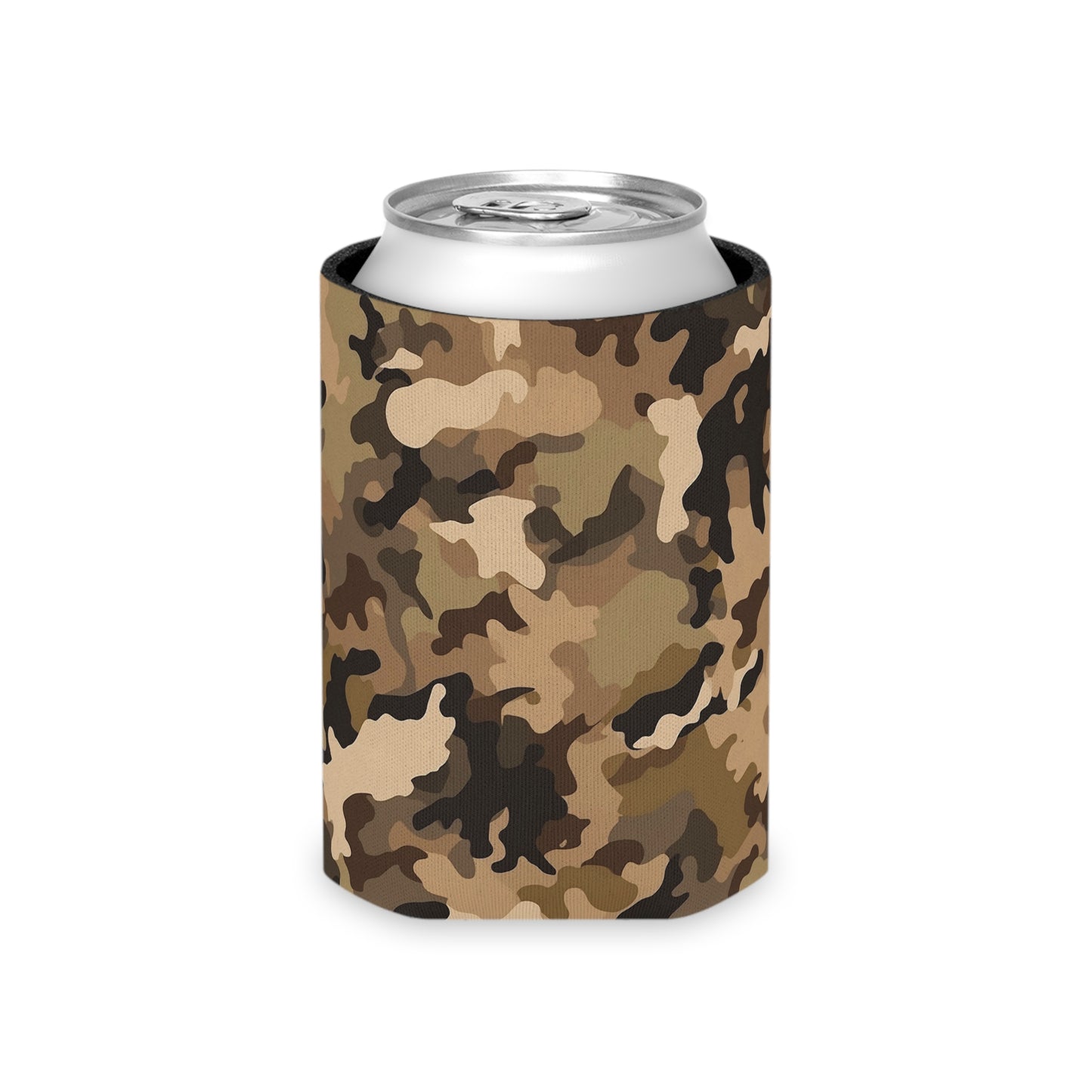 Brown Camo Can Cooler