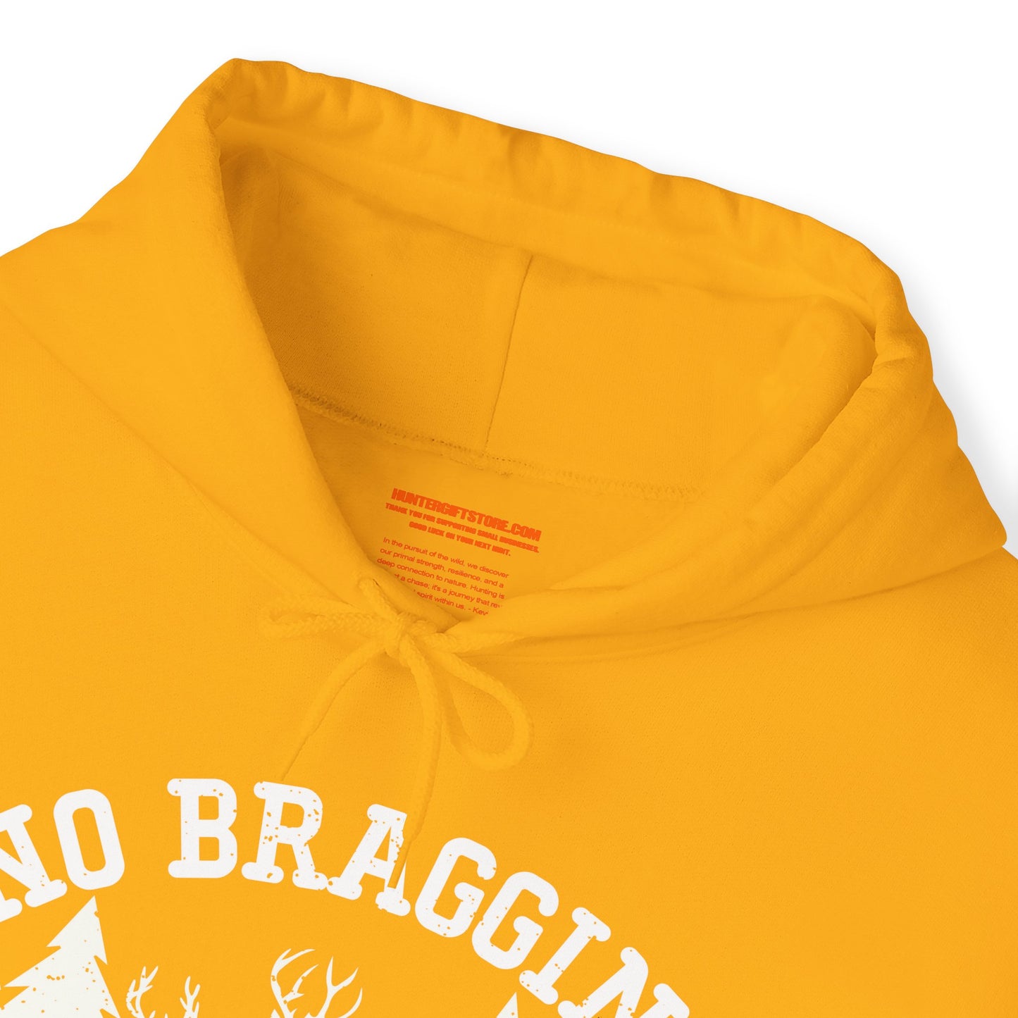 No Bragging Until Your Dragging Hooded Sweatshirt