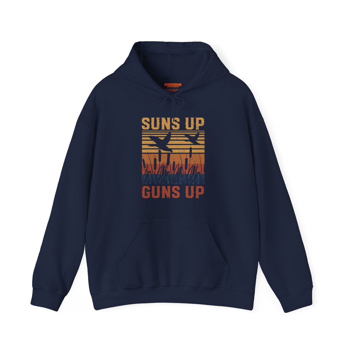 Suns Up Guns Up Duck Hunting Hooded Sweatshirt