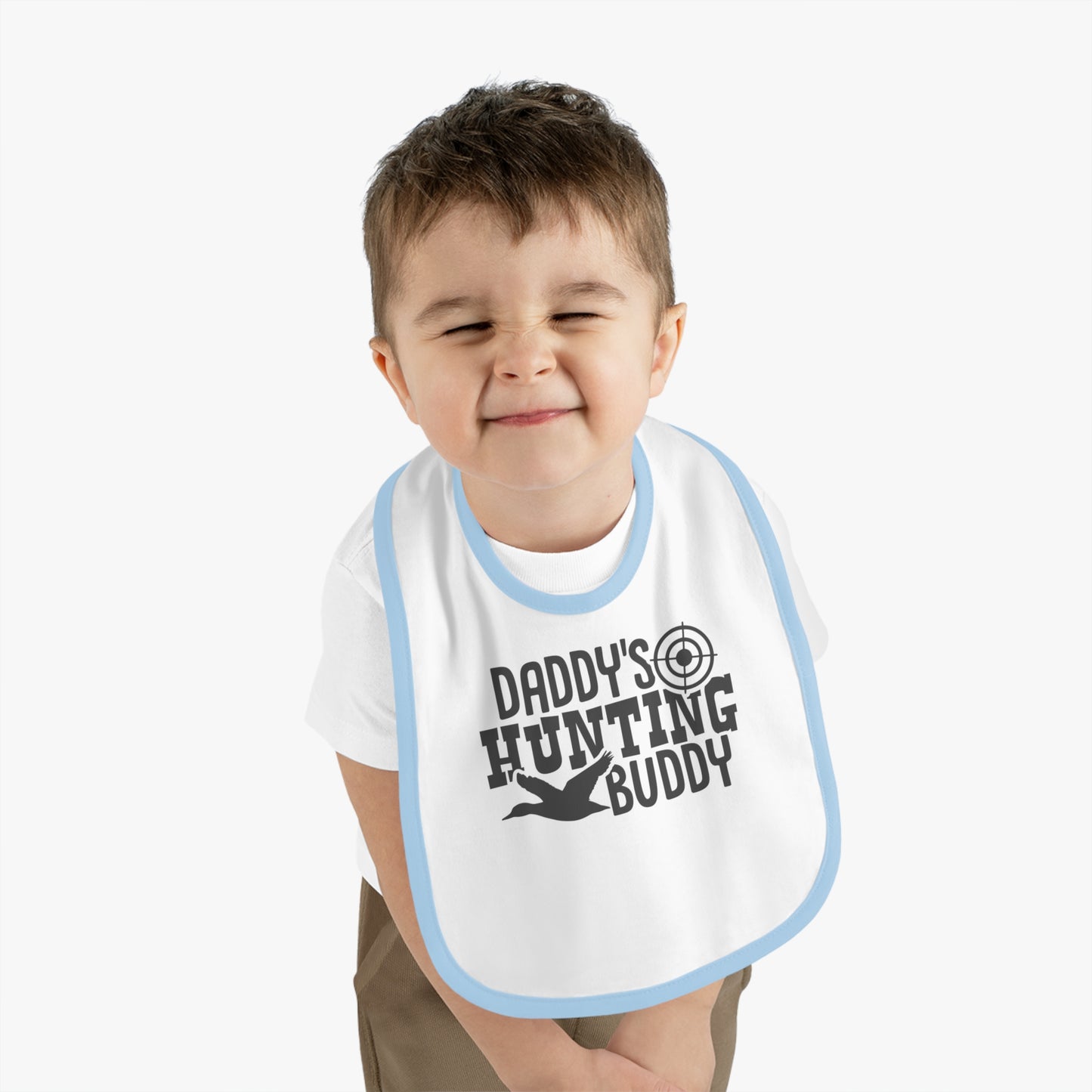 Daddy's Hunting Buddy Baby Jersey Bib