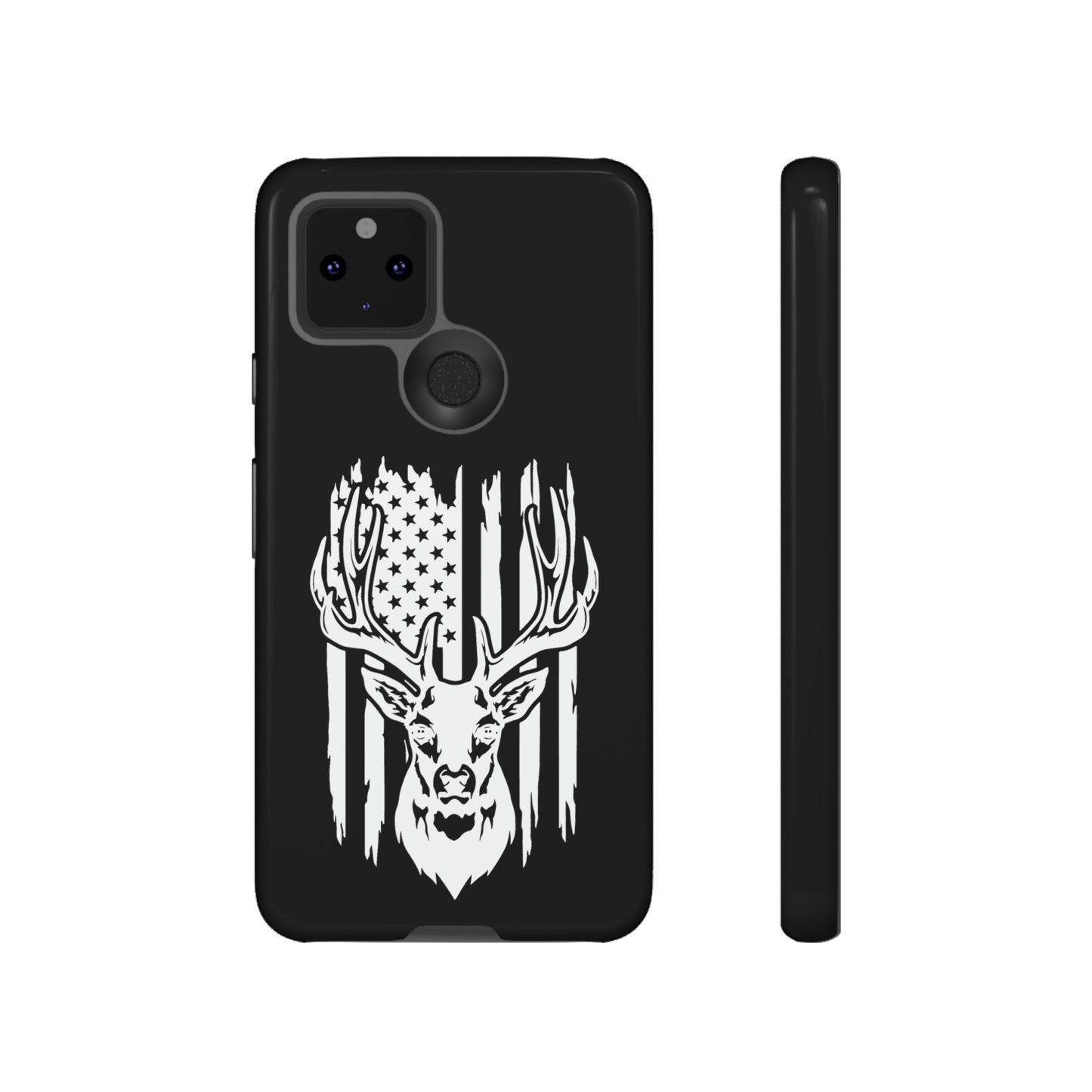 Deer Head American Flag Phone Case