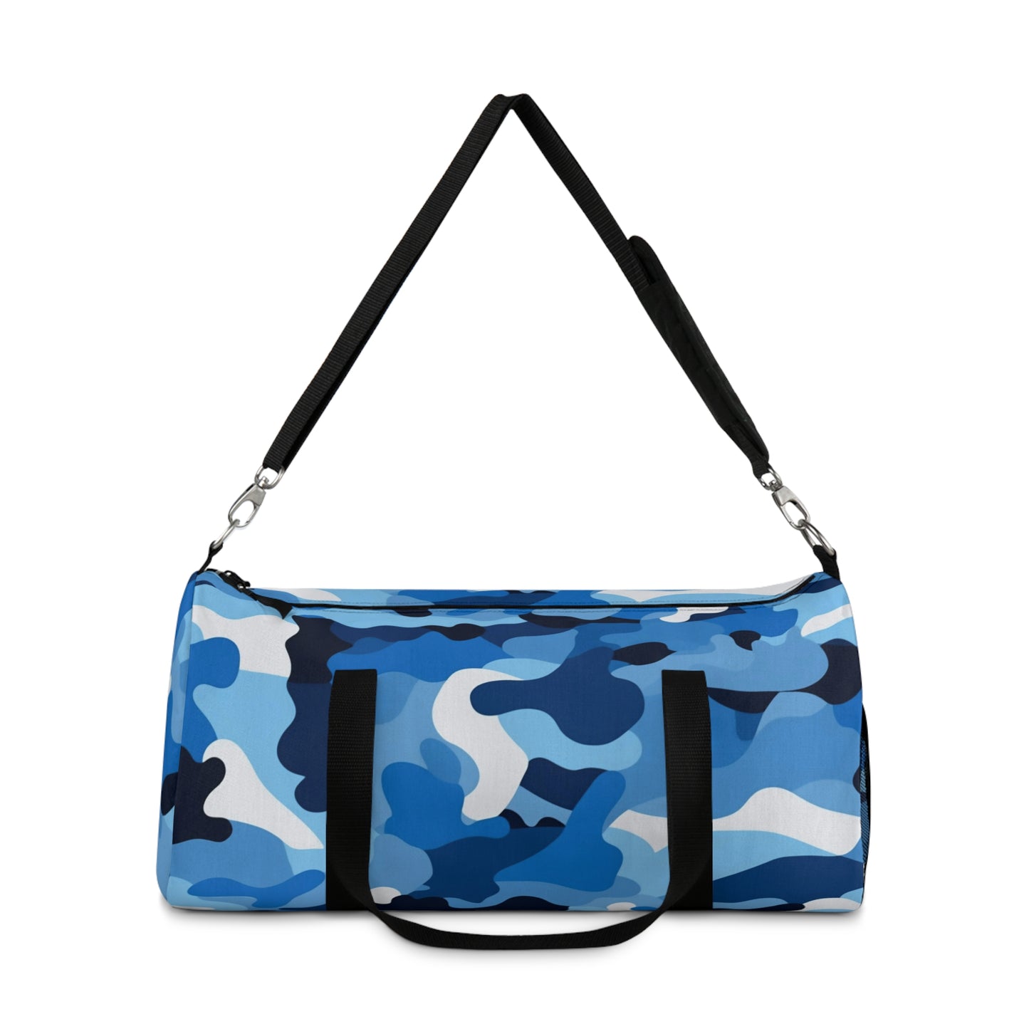 Blue Camo Duffel Bag