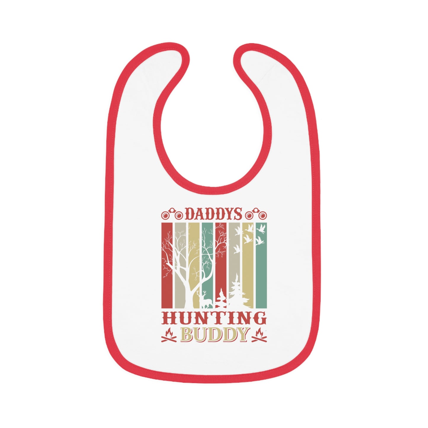 Daddy's Hunting Buddy Baby Jersey Bib