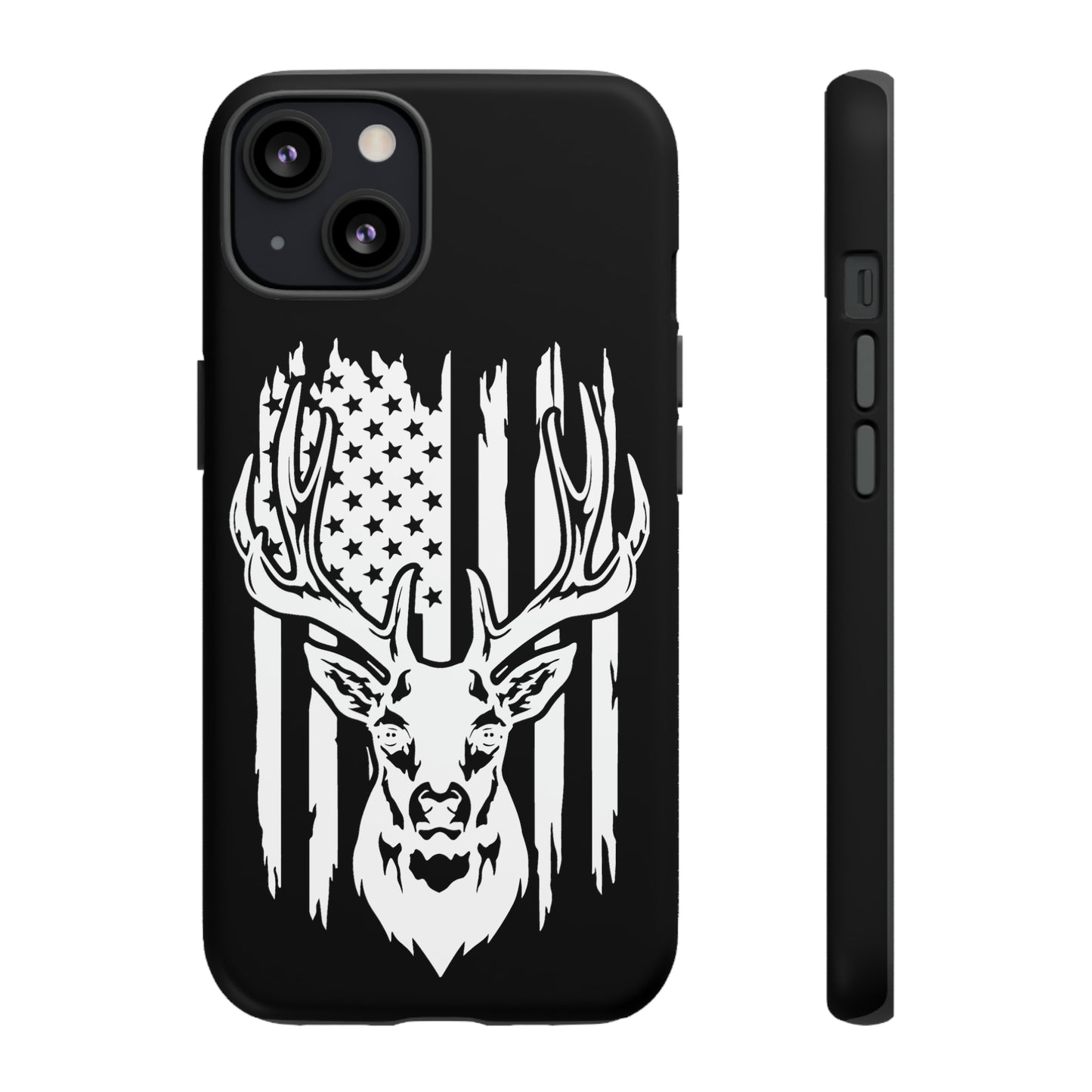 Deer Head American Flag Phone Case