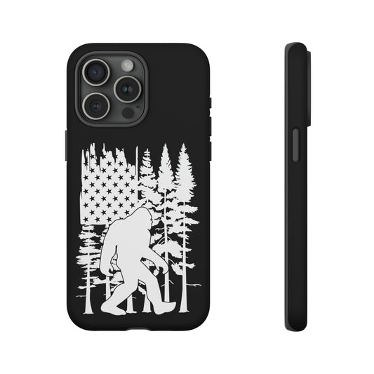 Bigfoot American Flag Phone Case