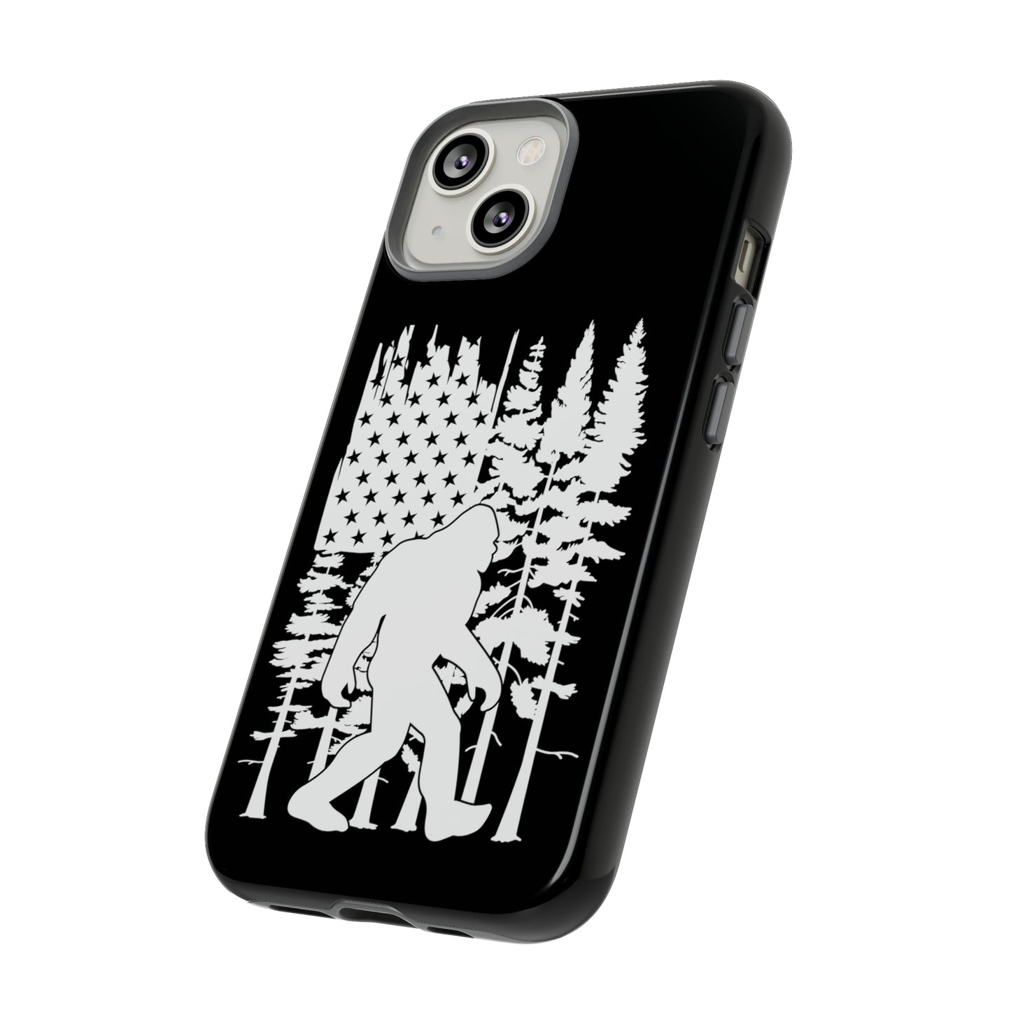 Bigfoot American Flag Phone Case